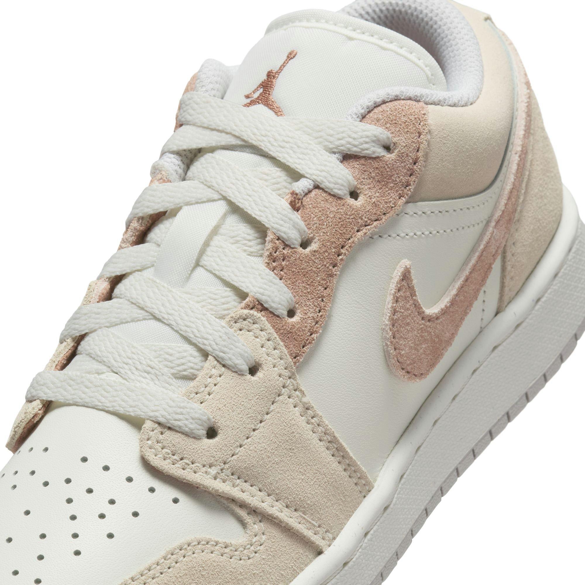 Jordan 1 Low SE Grade School Girls' "Legend Lt Brown/Archaeo Brown/Sail" Shoe
