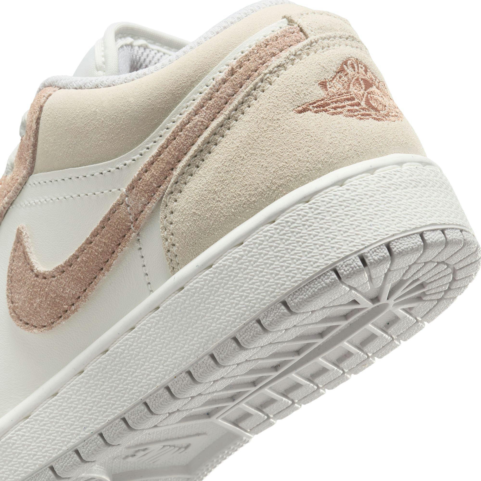 Jordan 1 Low SE Grade School Girls' "Legend Lt Brown/Archaeo Brown/Sail" Shoe