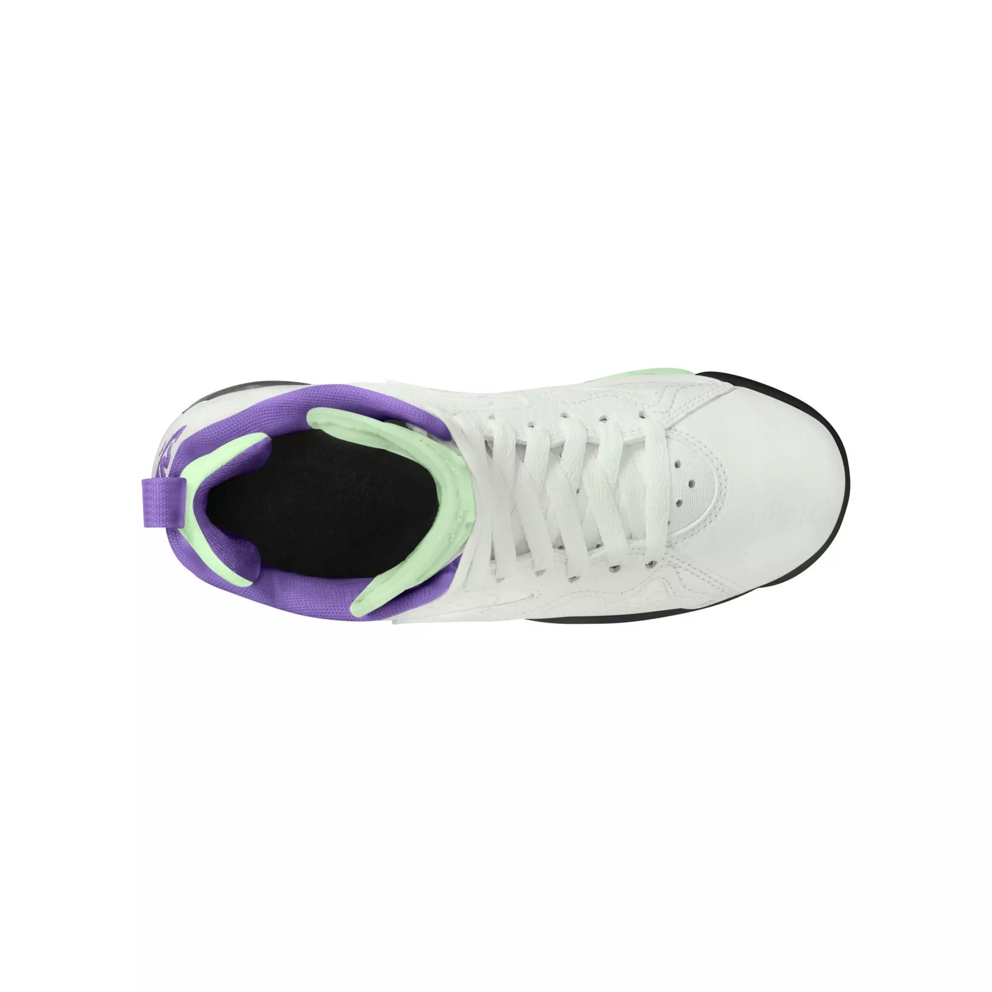 Jordan Jumpman MVP "Summit White/Black Raspberry/Black" Grade School Girls' Shoe - WHITE/PURPLE