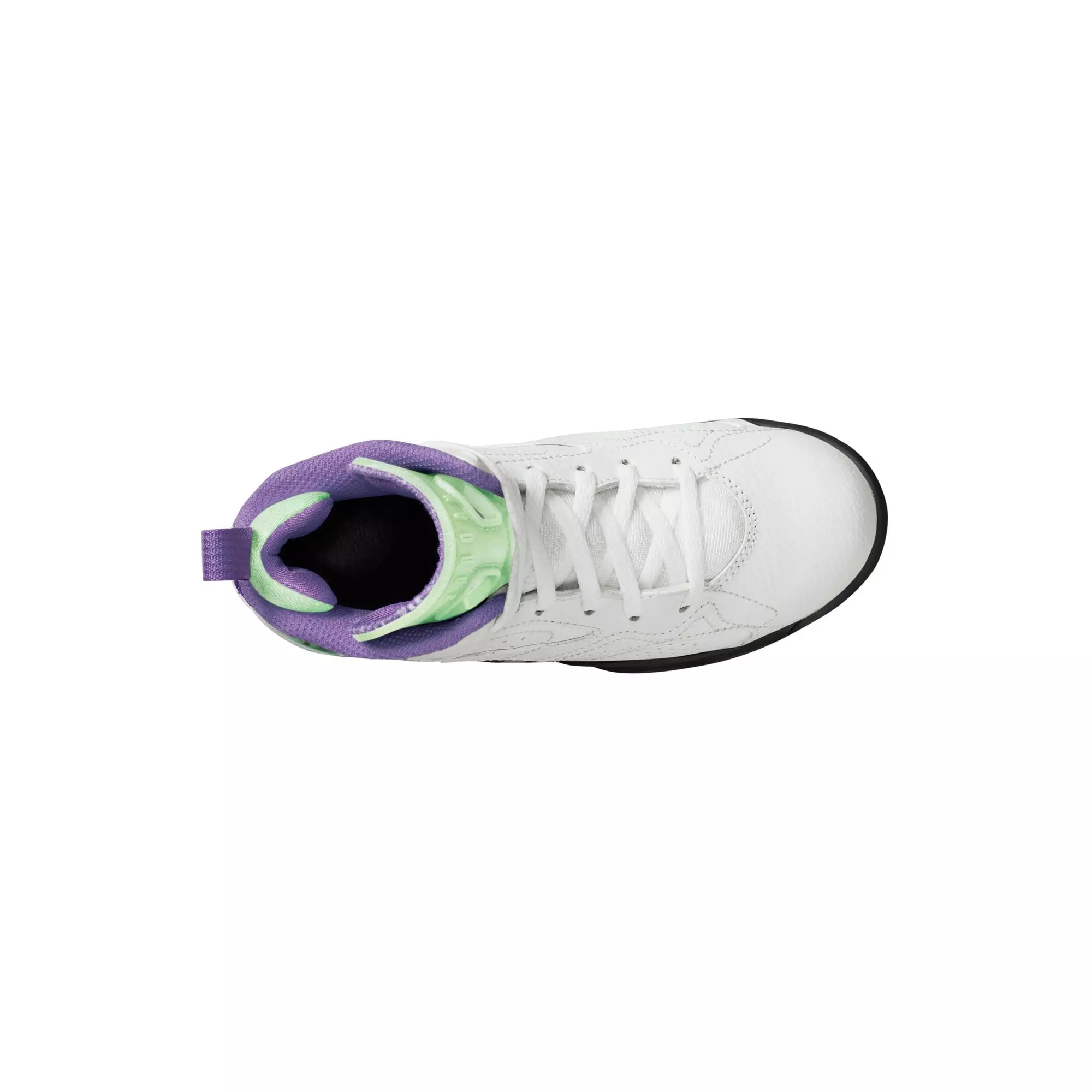 Jordan Jumpman MVP "Summit White/ Black Raspberry/Black" Preschool Girls' Shoe - WHITE/PURPLE