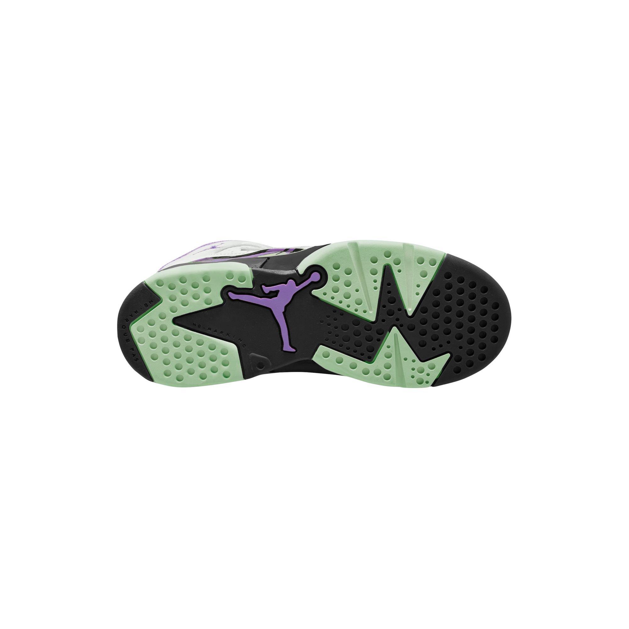 Jordan Jumpman MVP Preschool Girls' "Summit White/ Black Raspberry/Black" Shoe