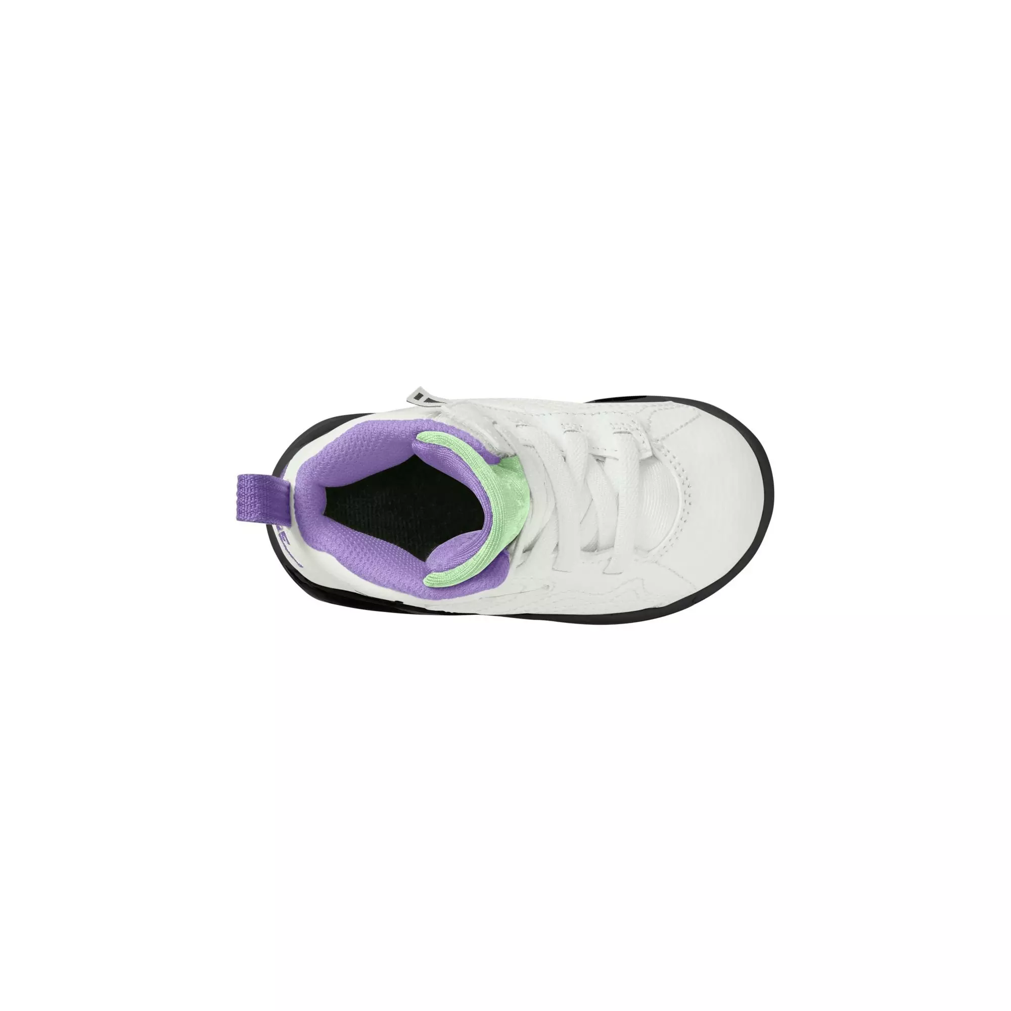 Jordan Jumpman MVP "Summit White/Black Raspberry/Black" Toddler Girls' Shoe - WHITE/PURPLE