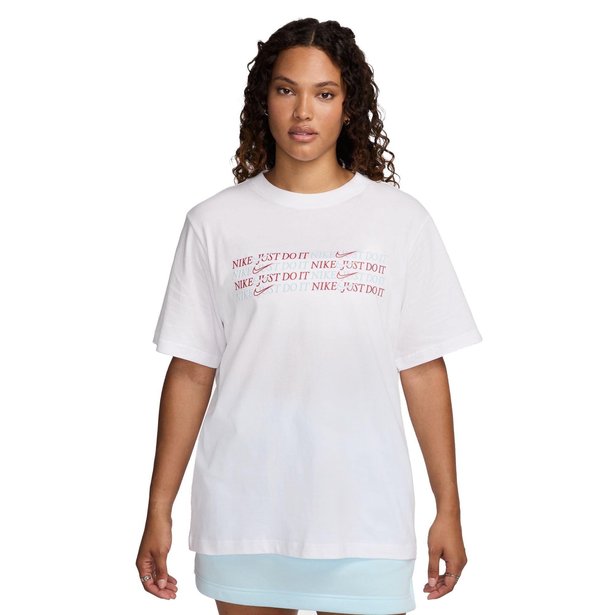 Nike Women's Sportswear Crewneck JDI Tee - WHITE Thumbnail View 1