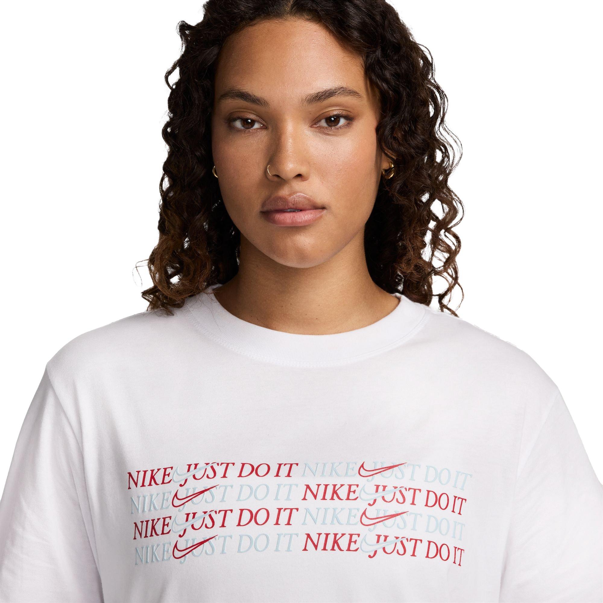 Nike Women's Sportswear Crewneck JDI Tee - WHITE Thumbnail View 3