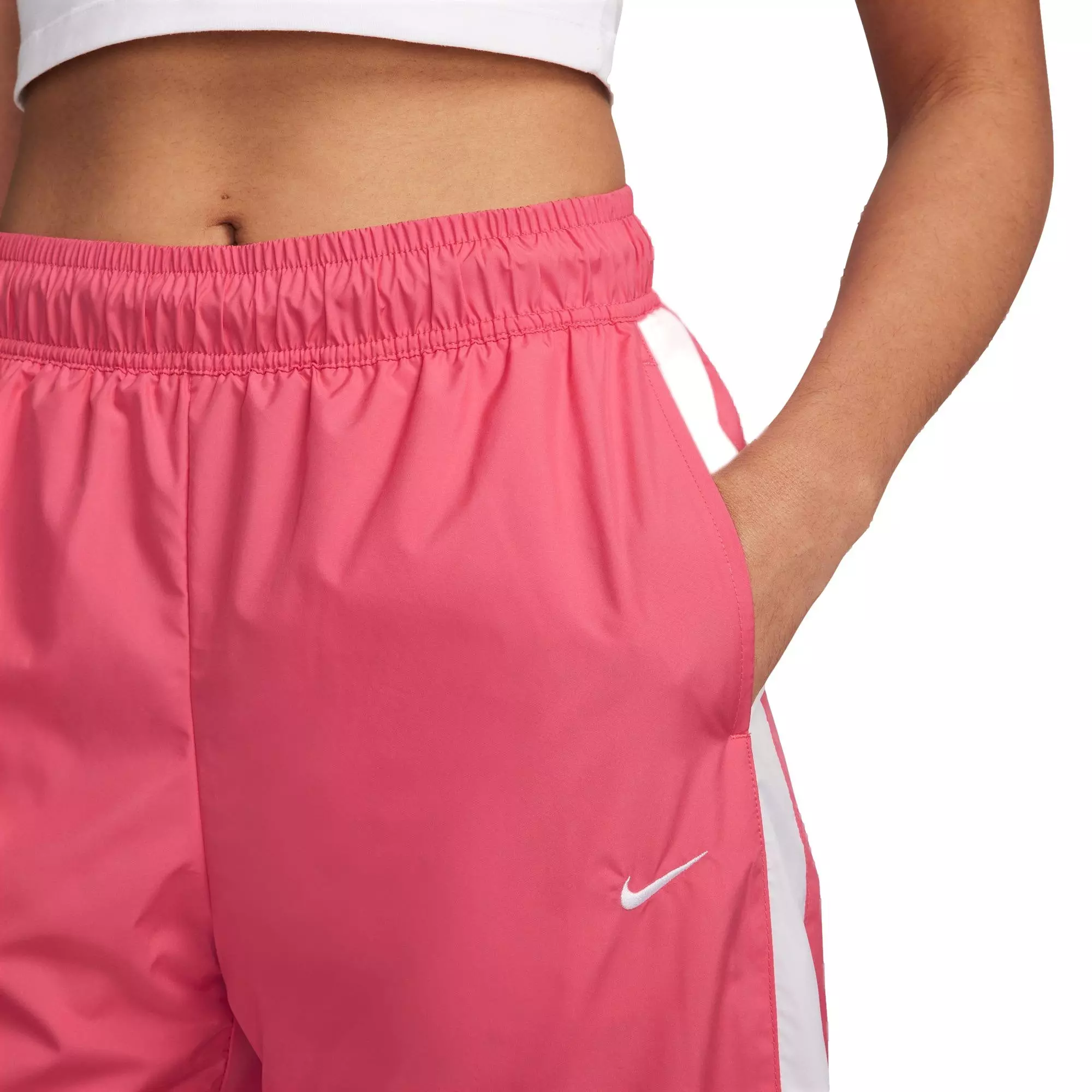 Nike Women's Sportswear Classic Women's Mid-Rise Oversized UV Protection Joggers - PINK