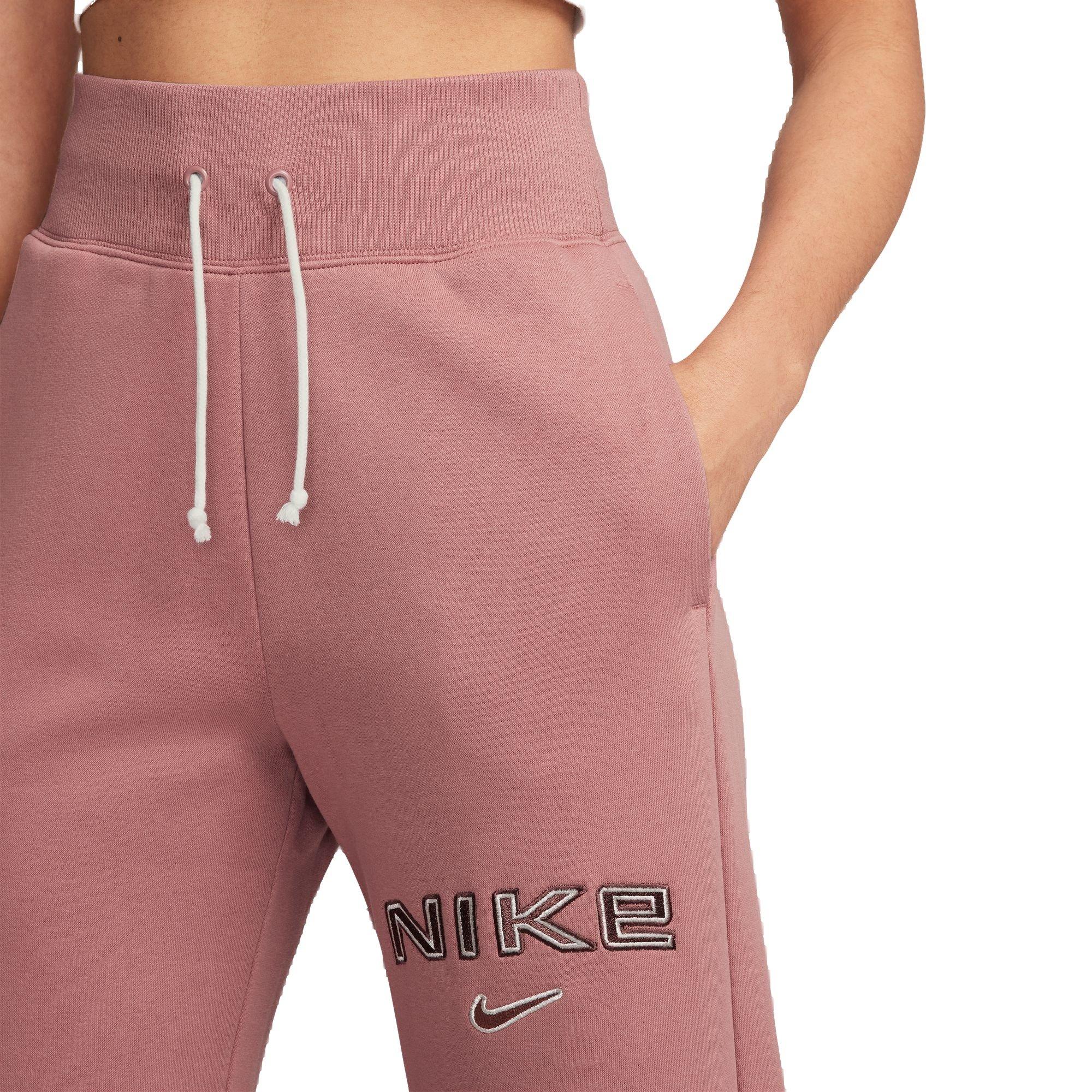 Nike Women's Phoenix Wide-Leg Pants - Canyon Pink - PINK Thumbnail View 3