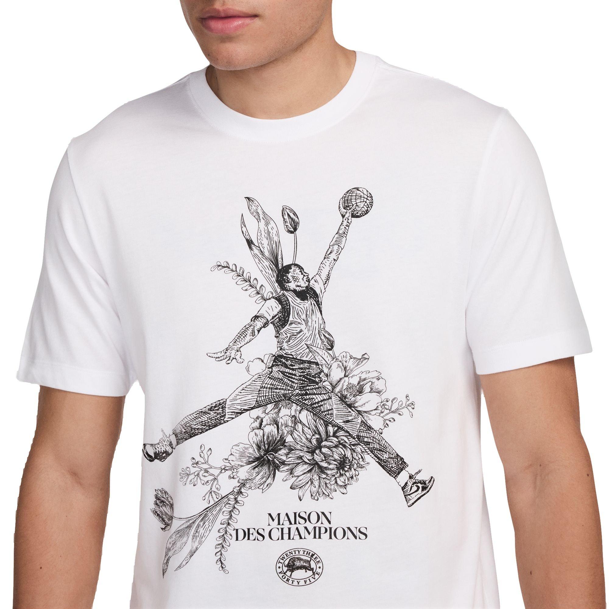 Jordan Men's Sport Dri-FIT Tee - WHITE Thumbnail View 3