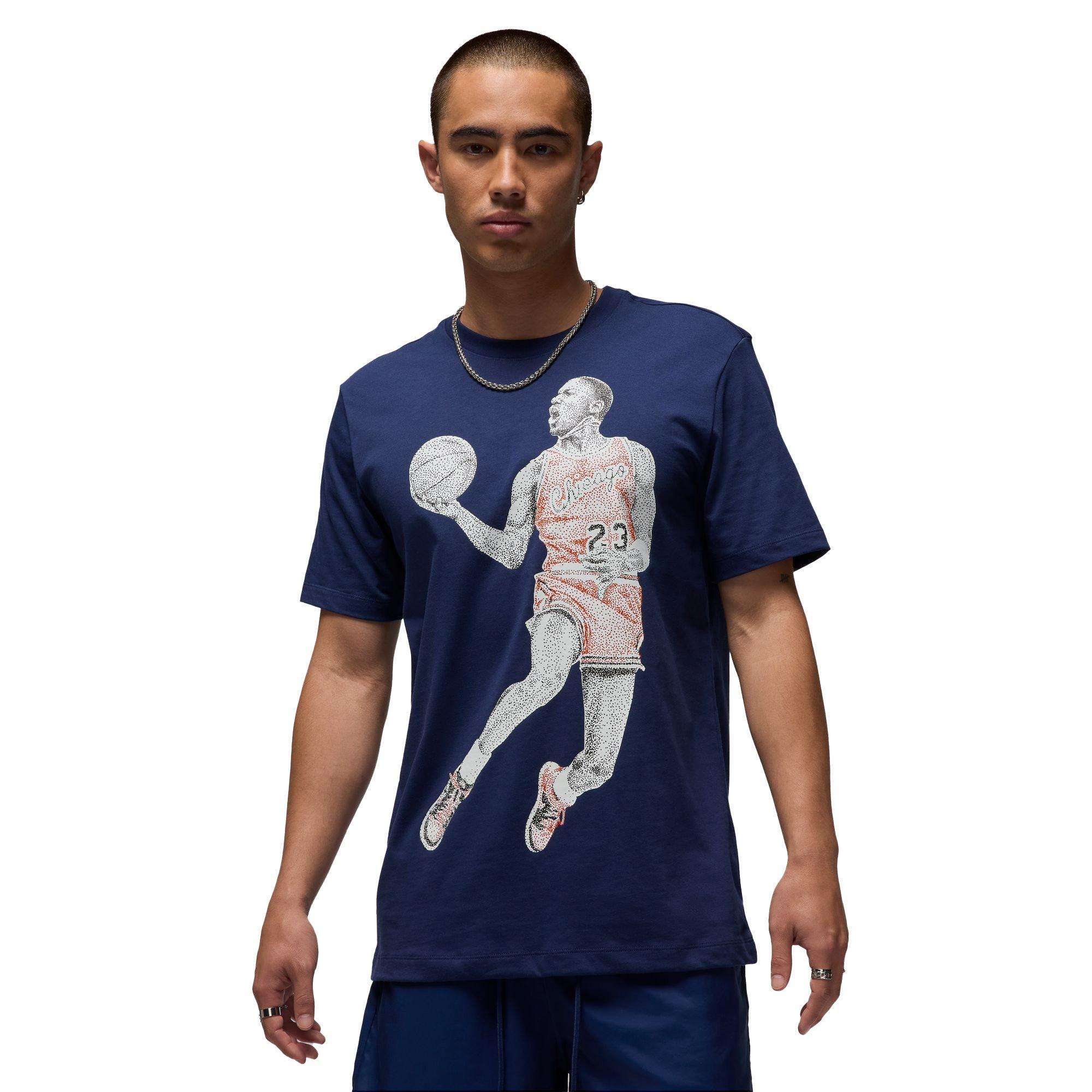 Jordan Men's Brand Tee - NAVY Thumbnail View 1