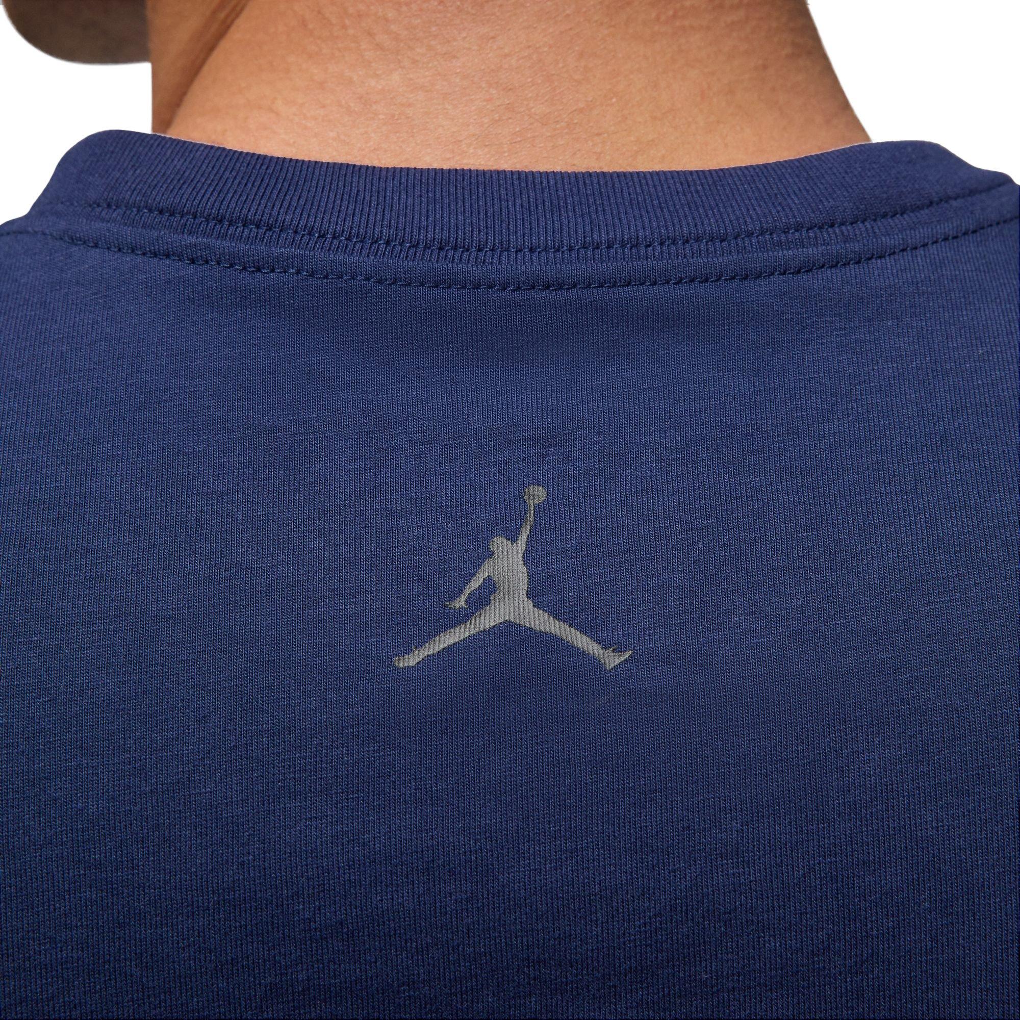 Jordan Men's Brand Tee - Navy - NAVY Thumbnail View 5