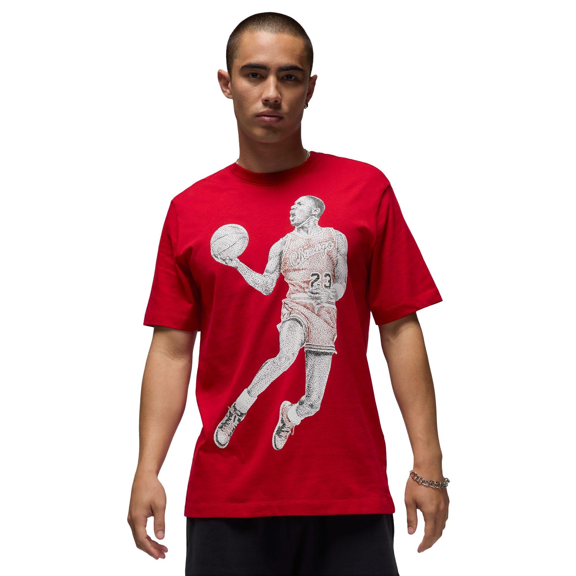 Jordan Men's Brand Tee - Red - RED Thumbnail View 1