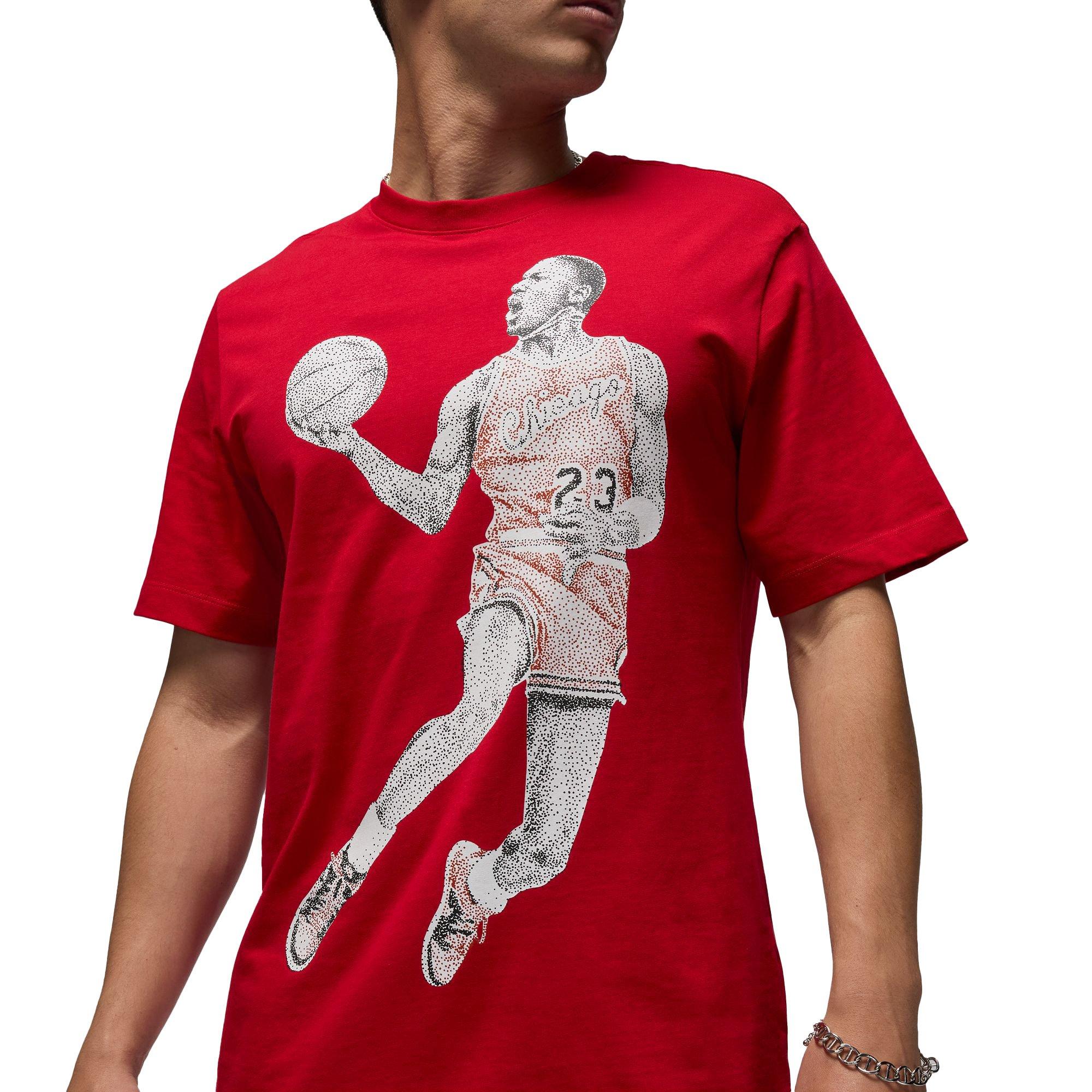 Jordan Men's Brand Tee-Red - RED Thumbnail View 4