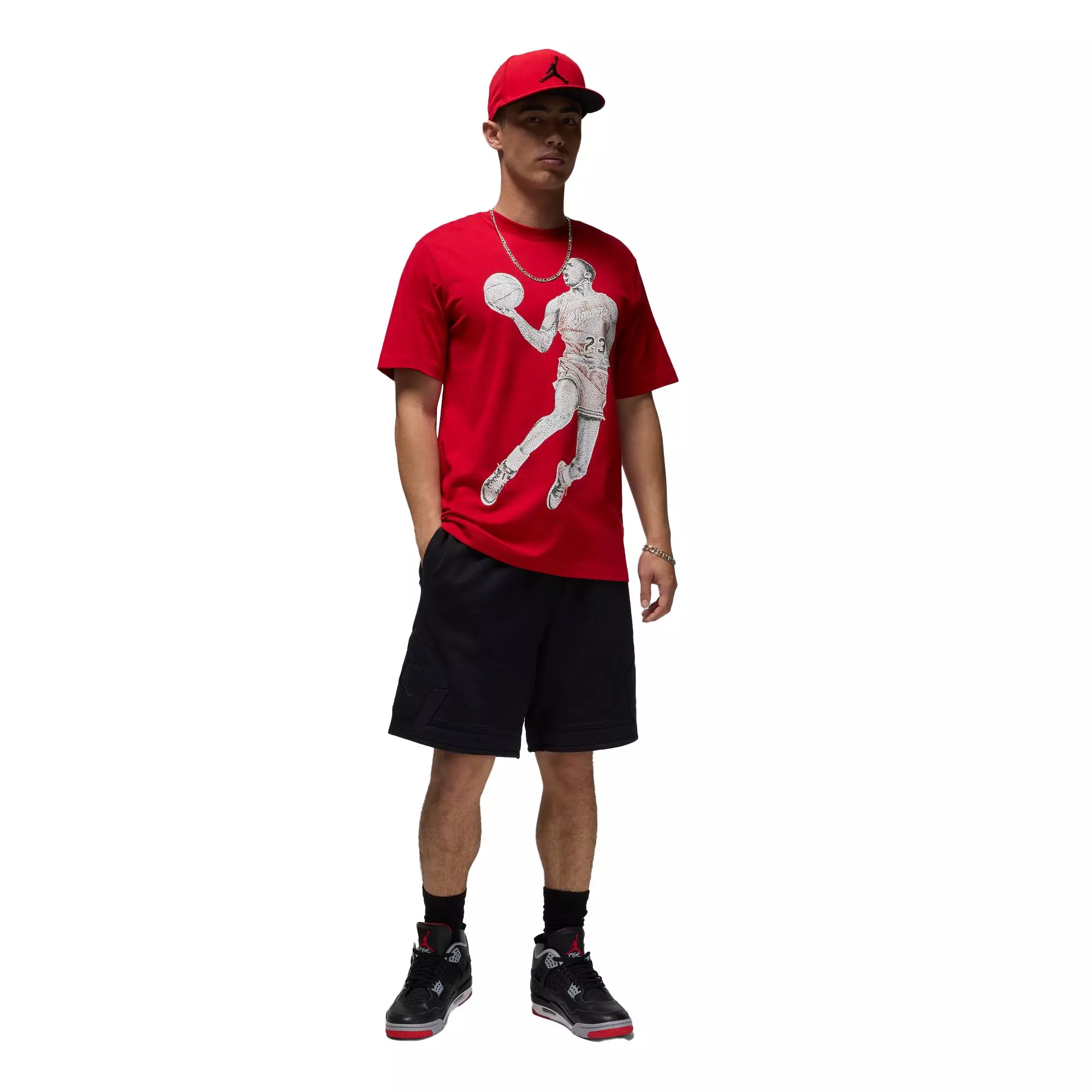 Jordan Men's Brand Tee-Red - RED