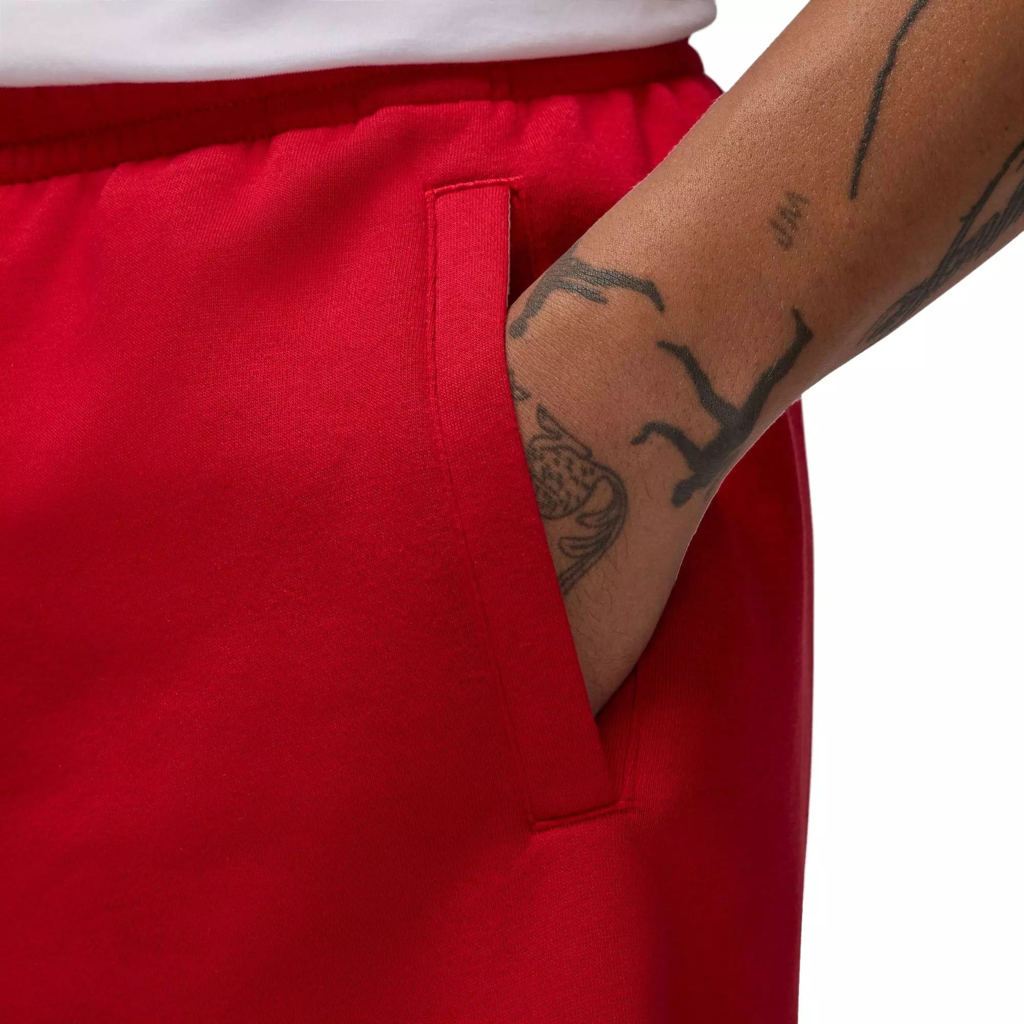 Jordan Men's MVP Fleece Shorts - Red - RED