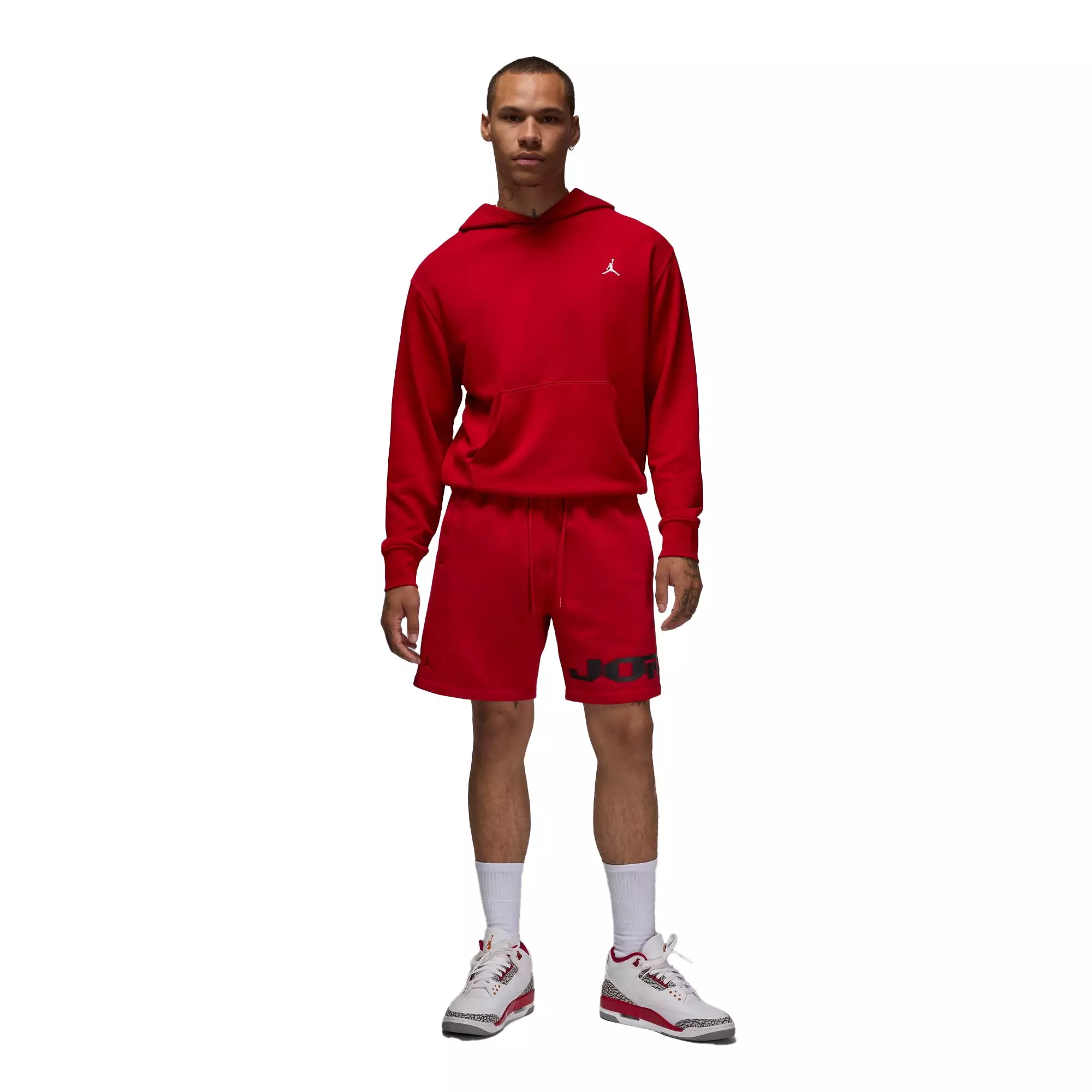 Jordan Men's MVP Fleece Shorts - Red - RED