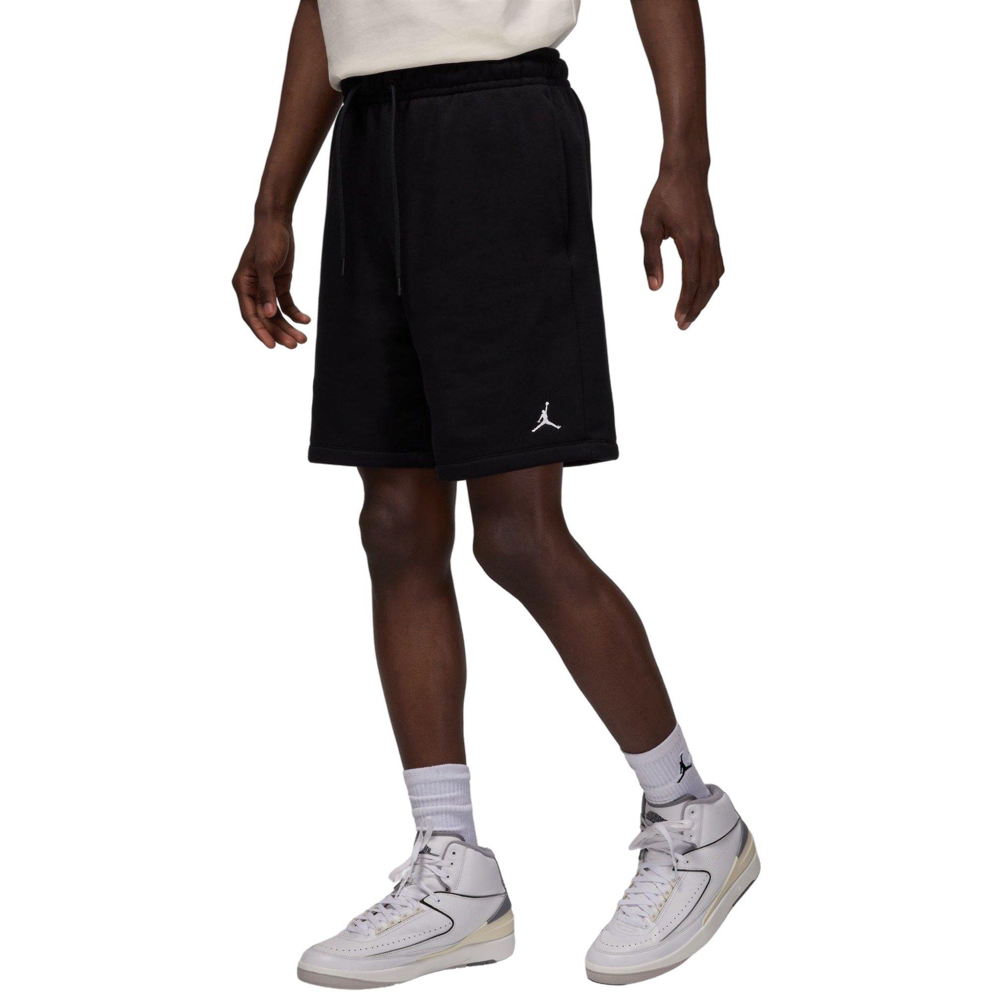 Jordan Men's Brooklyn Fleece Shorts - Black - BLACK Thumbnail View 3