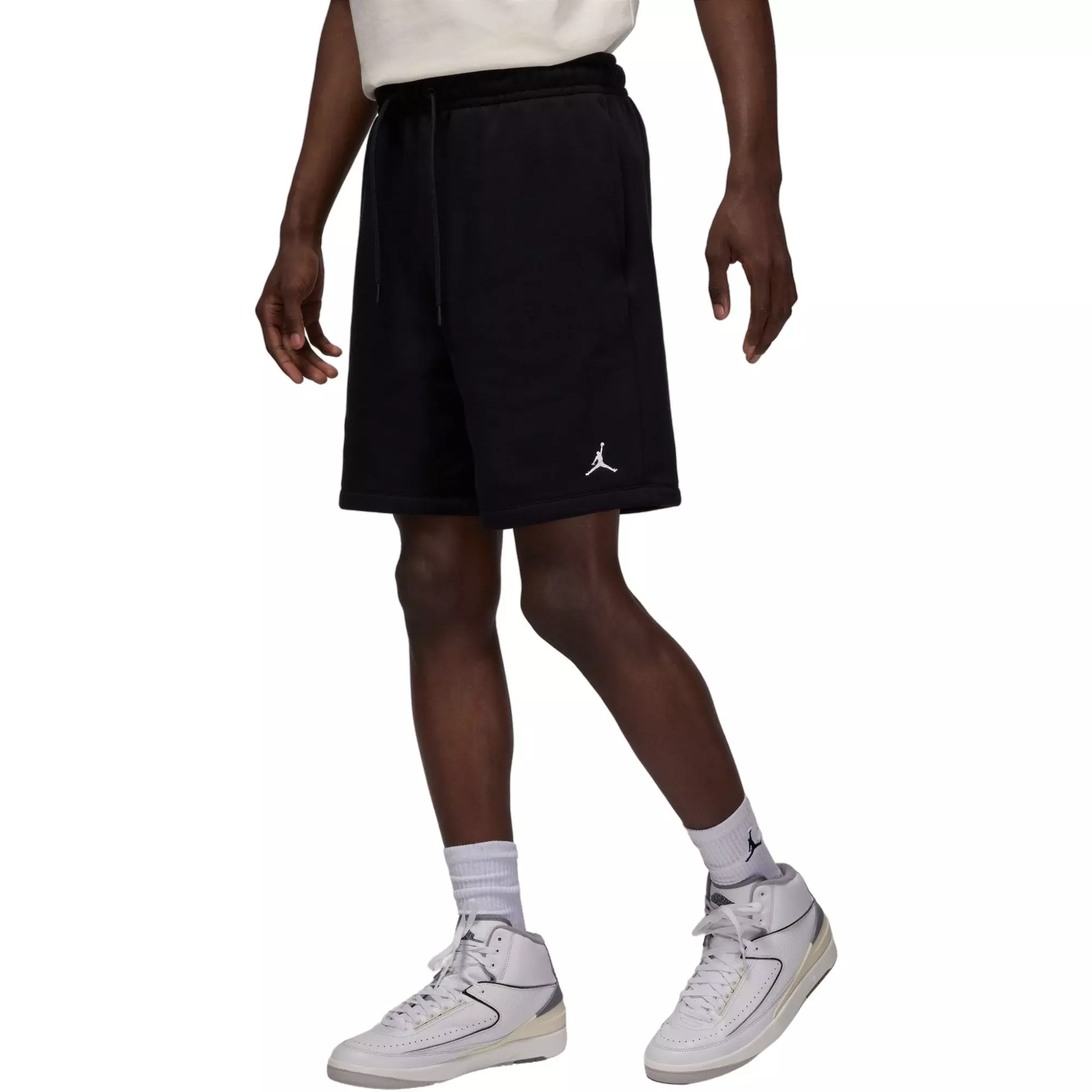 Jordan Men's Brooklyn Fleece Shorts - Black - BLACK