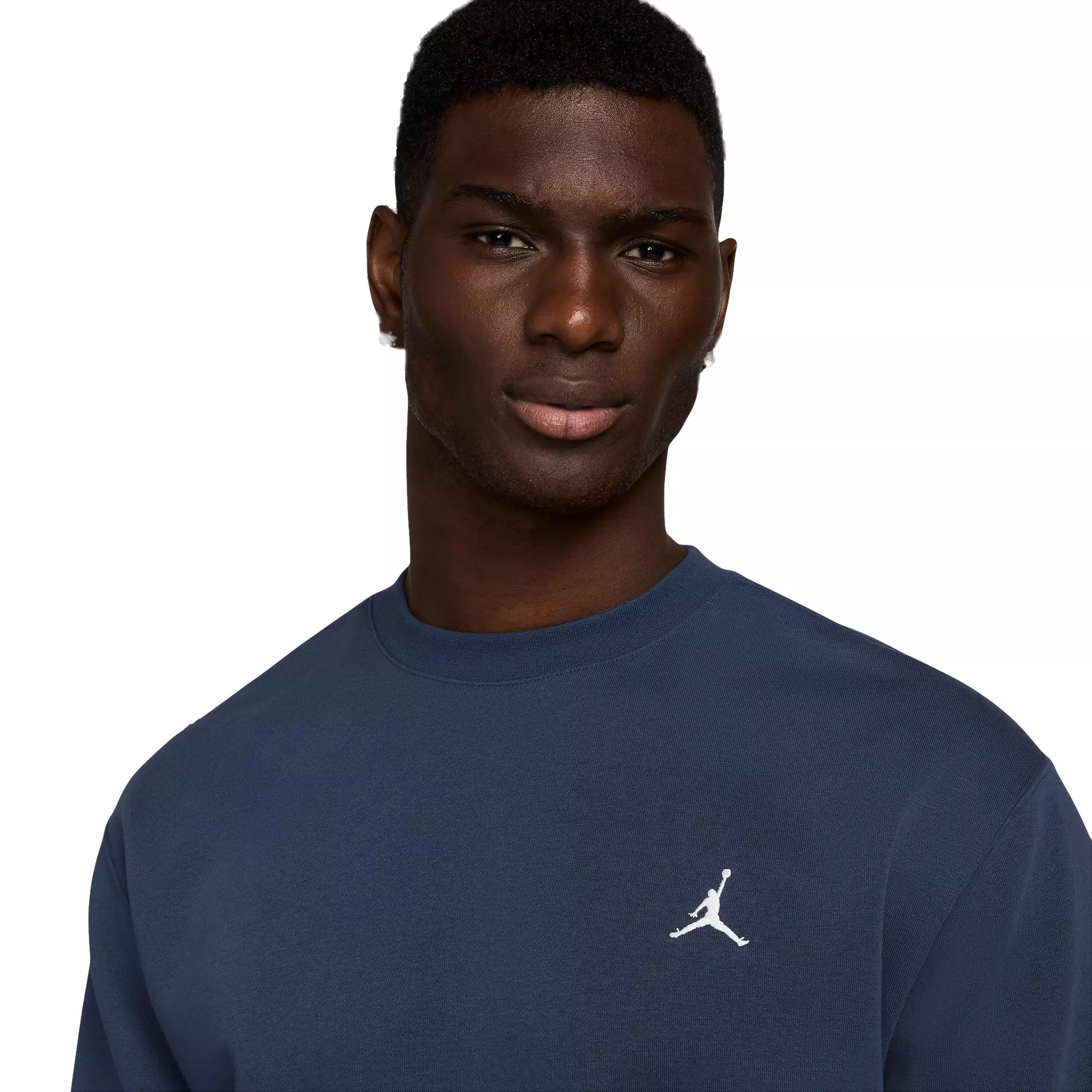 Jordan Men's Brooklyn Fleece Crewneck Sweatshirt - NAVY