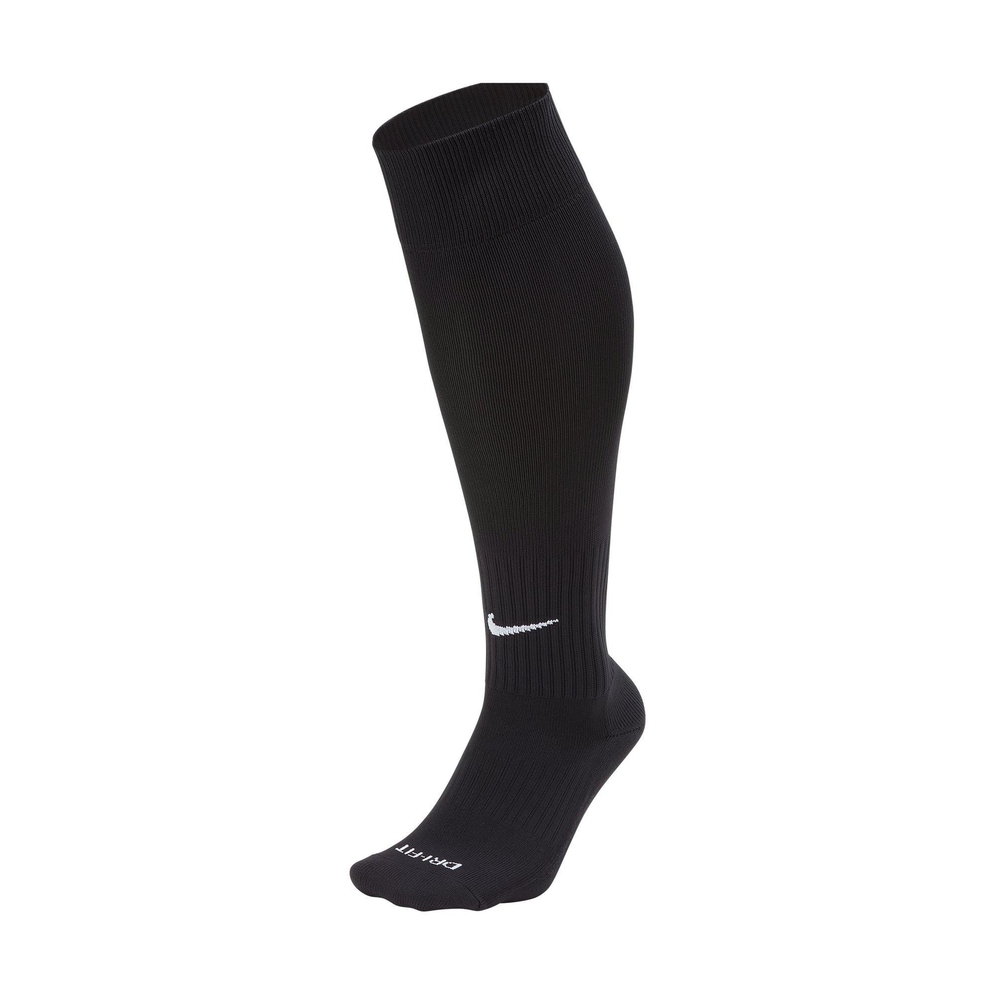Nike Classic 2 Cushioned Over-the-Calf Black Soccer Socks