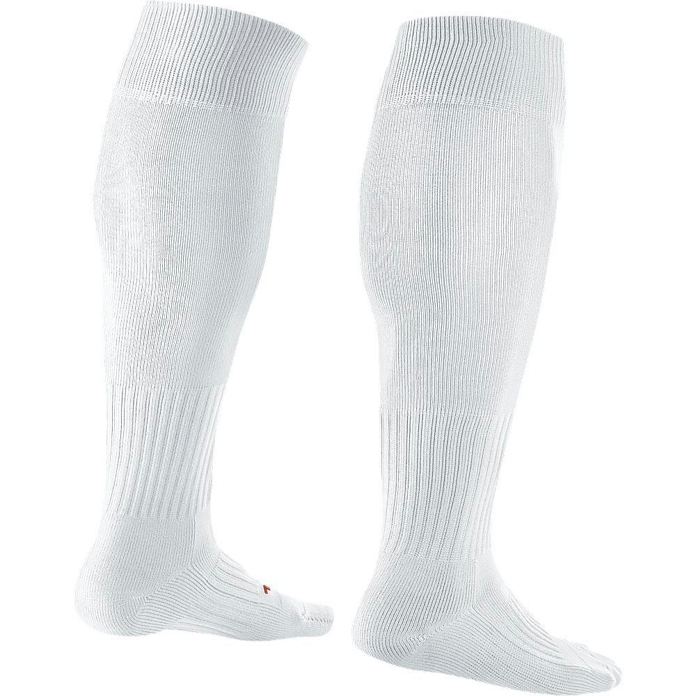 Nike Classic 2 Cushioned Over-the-Calf White Soccer Socks