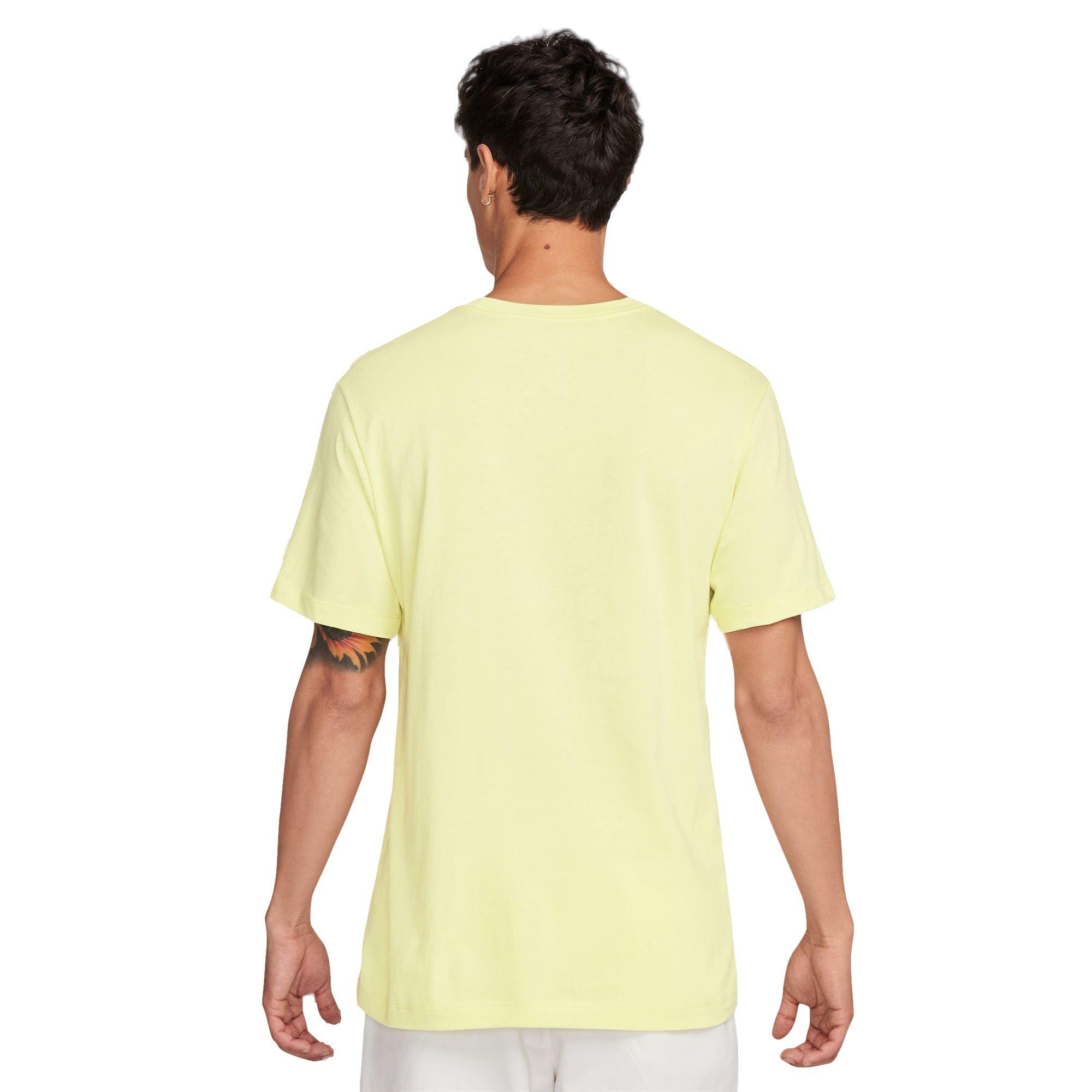 Nike Men's Sportswear HBR Life Tee - Lime - GREEN Thumbnail View 2