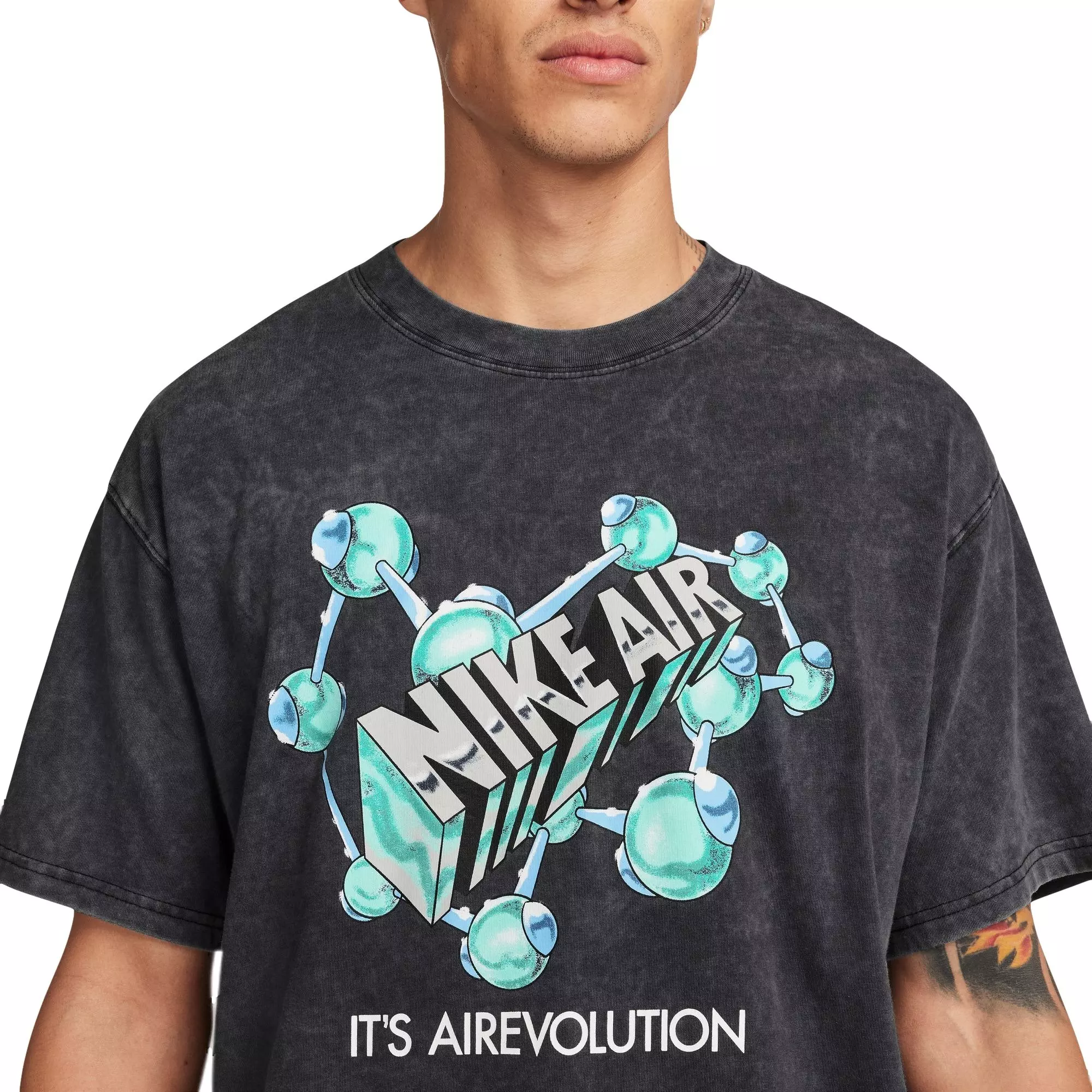 Nike Men's Max90 HBR Tee - Black - GREY