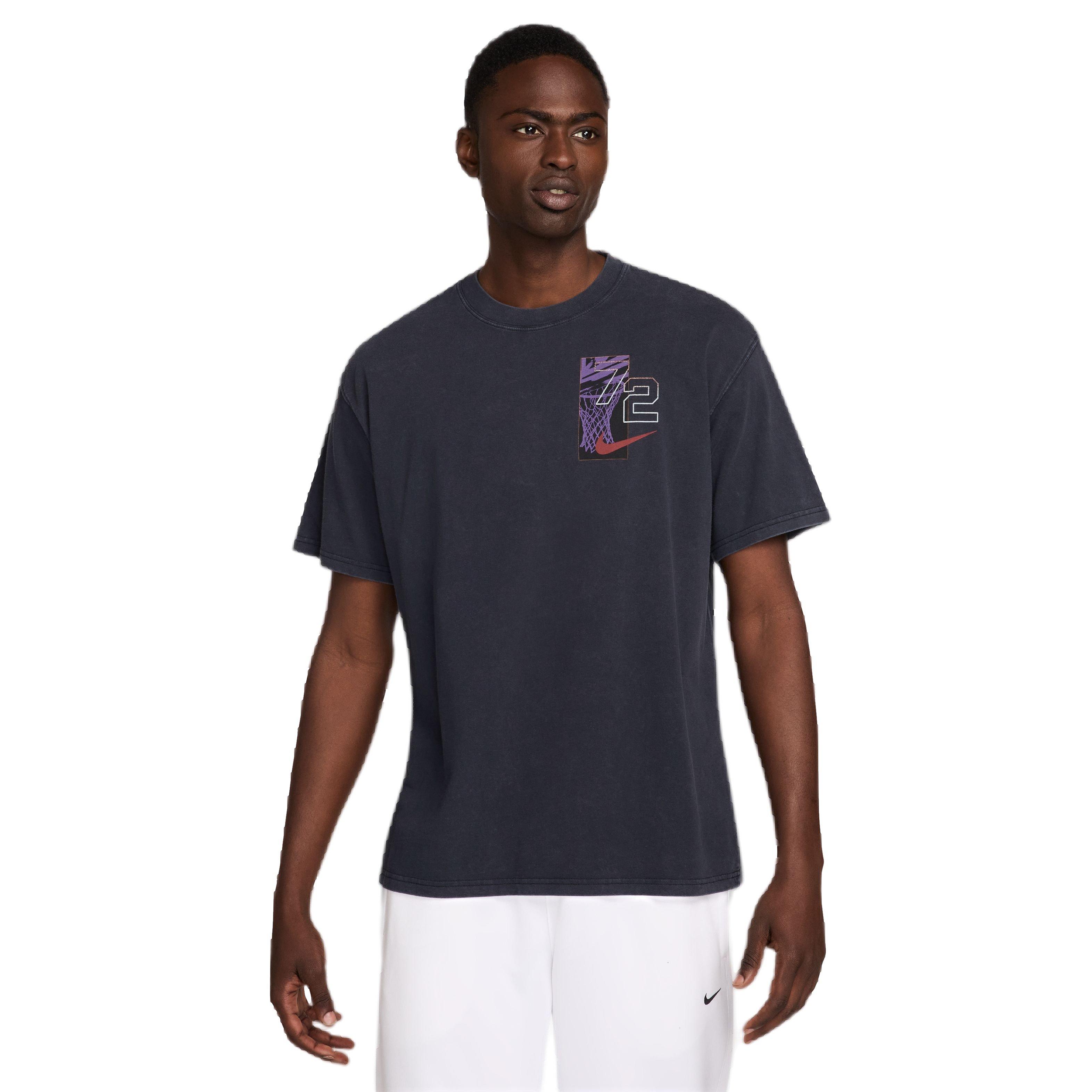 Nike Men's Max90 Basketball Graphic Tee - Black - BLACK Thumbnail View 1