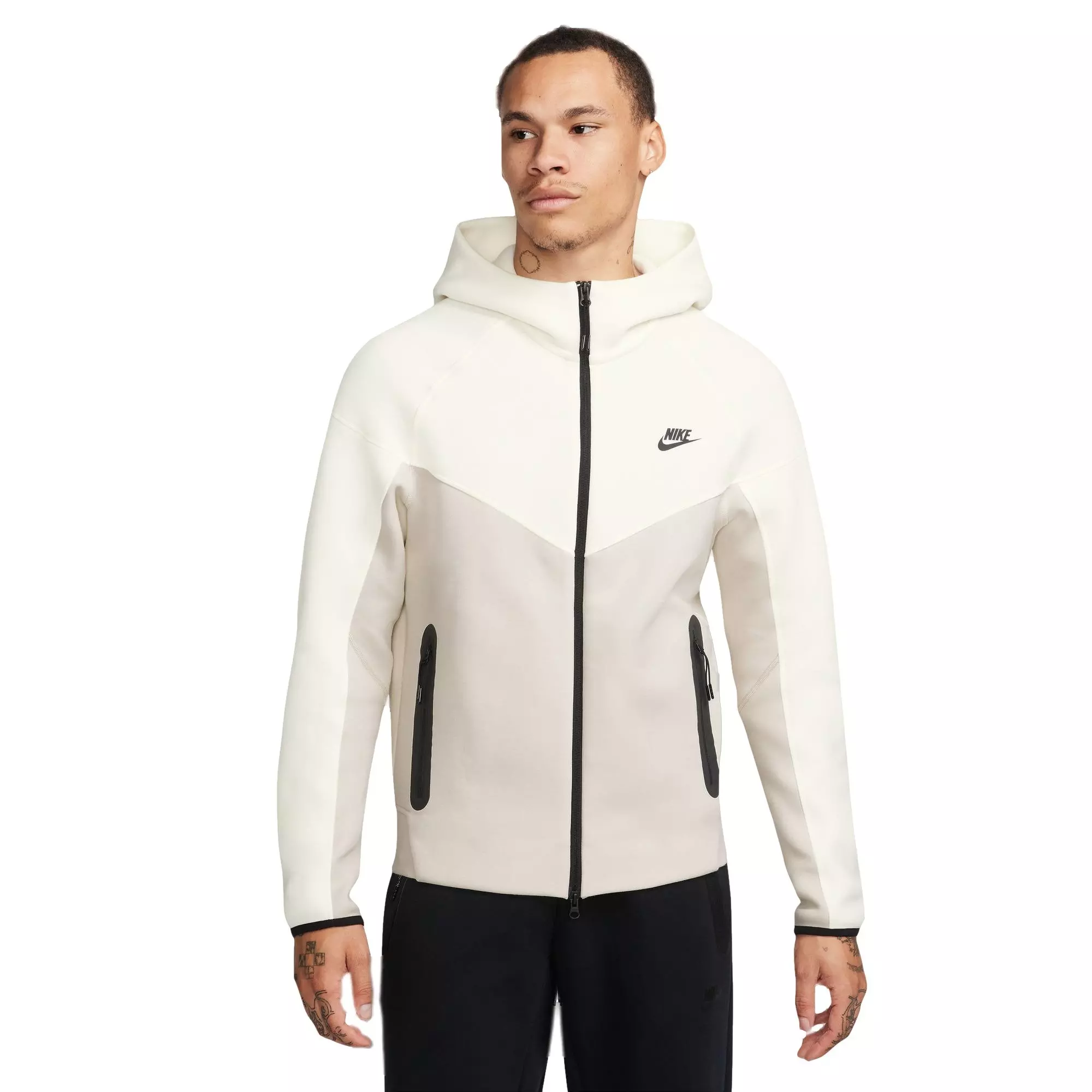 Nike Men's Sportswear Tech Fleece Windrunner Full-Zip Jacket - BROWN