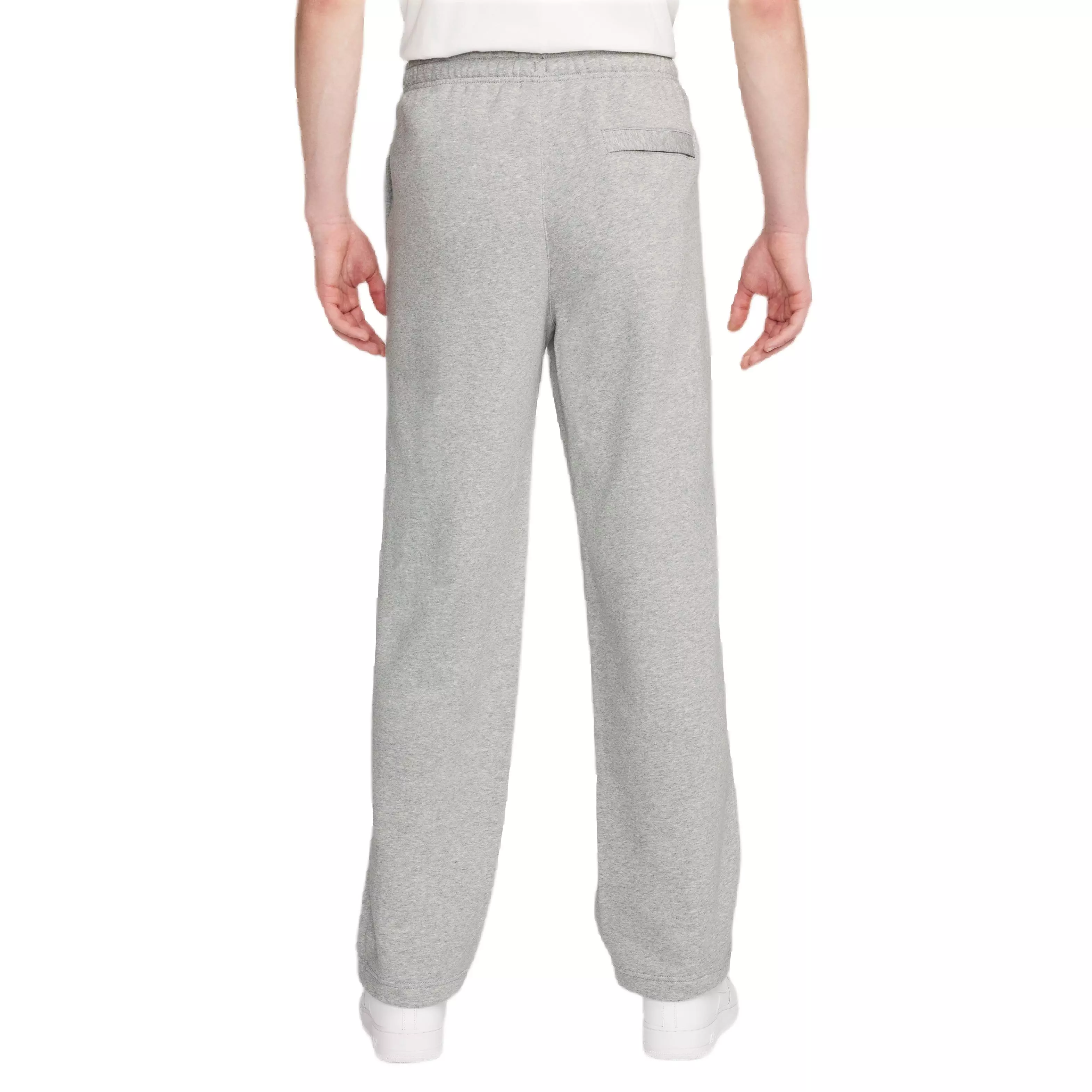 Nike Men's Club Fleece Brushed-Back Bungee Pants-Grey - GREY
