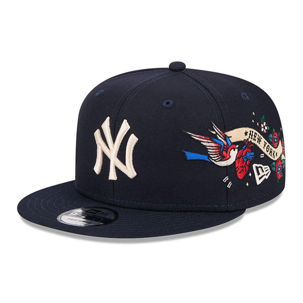 New Era MLB New York Yankees City Art Snapback Hat - BLUE