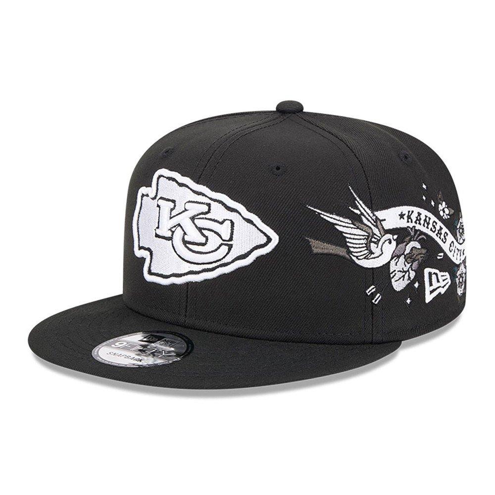 New Era NFL Kansas City Chiefs City Art Snapback Hat - BLACK