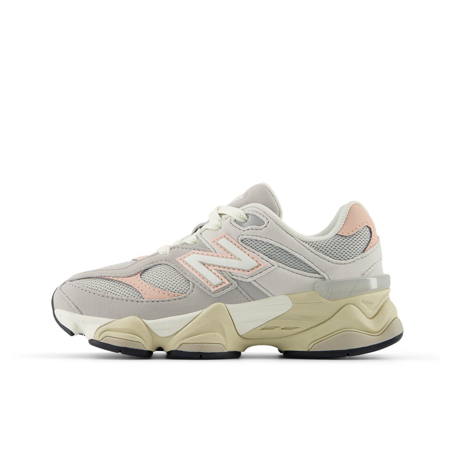New Balance 9060 Preschool Girls' "Grey/Pink" Shoe