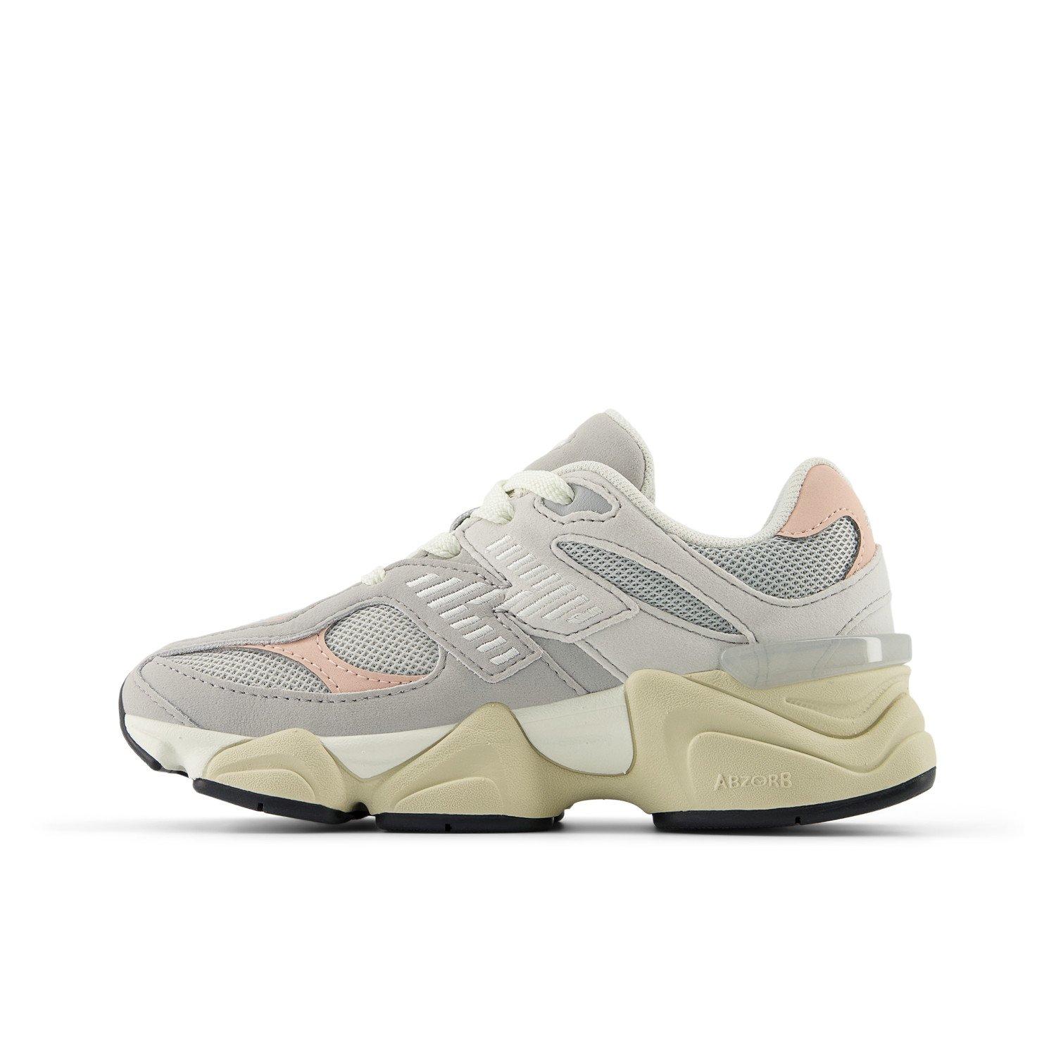 New Balance 9060 Preschool Girls' "Grey/Pink" Shoe