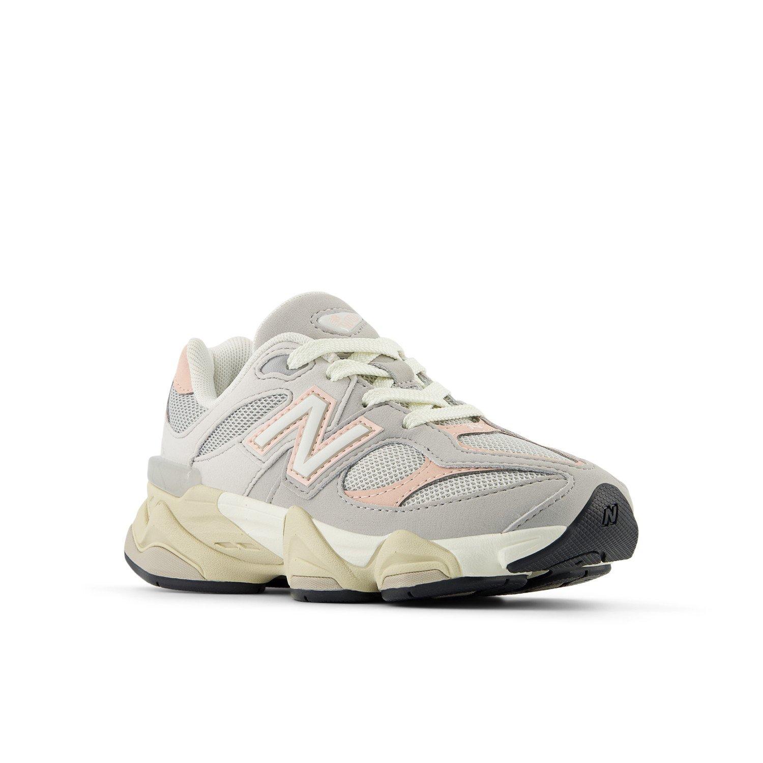 New Balance 9060 Preschool Girls' "Grey/Pink" Shoe