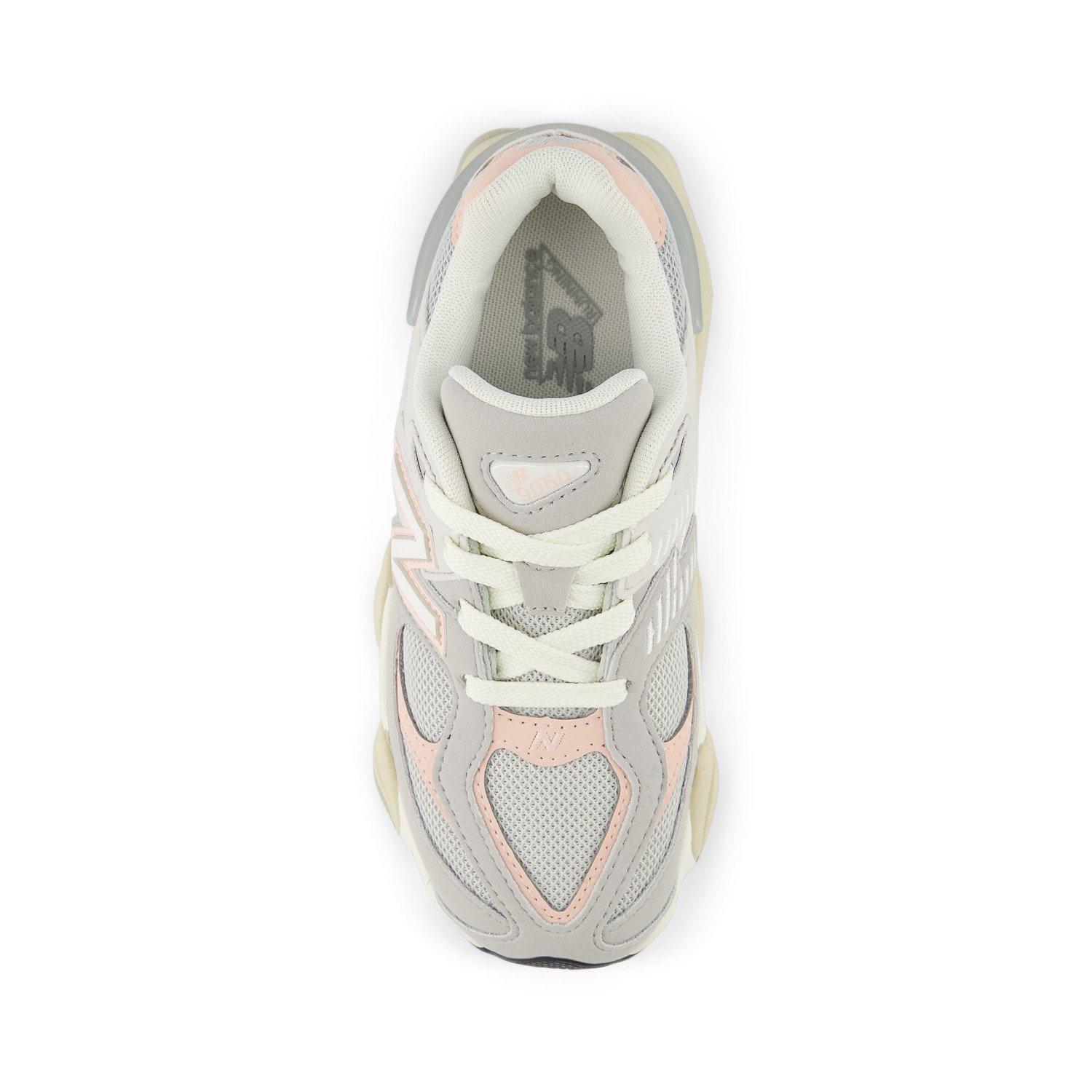 New Balance 9060 Preschool Girls' "Grey/Pink" Shoe