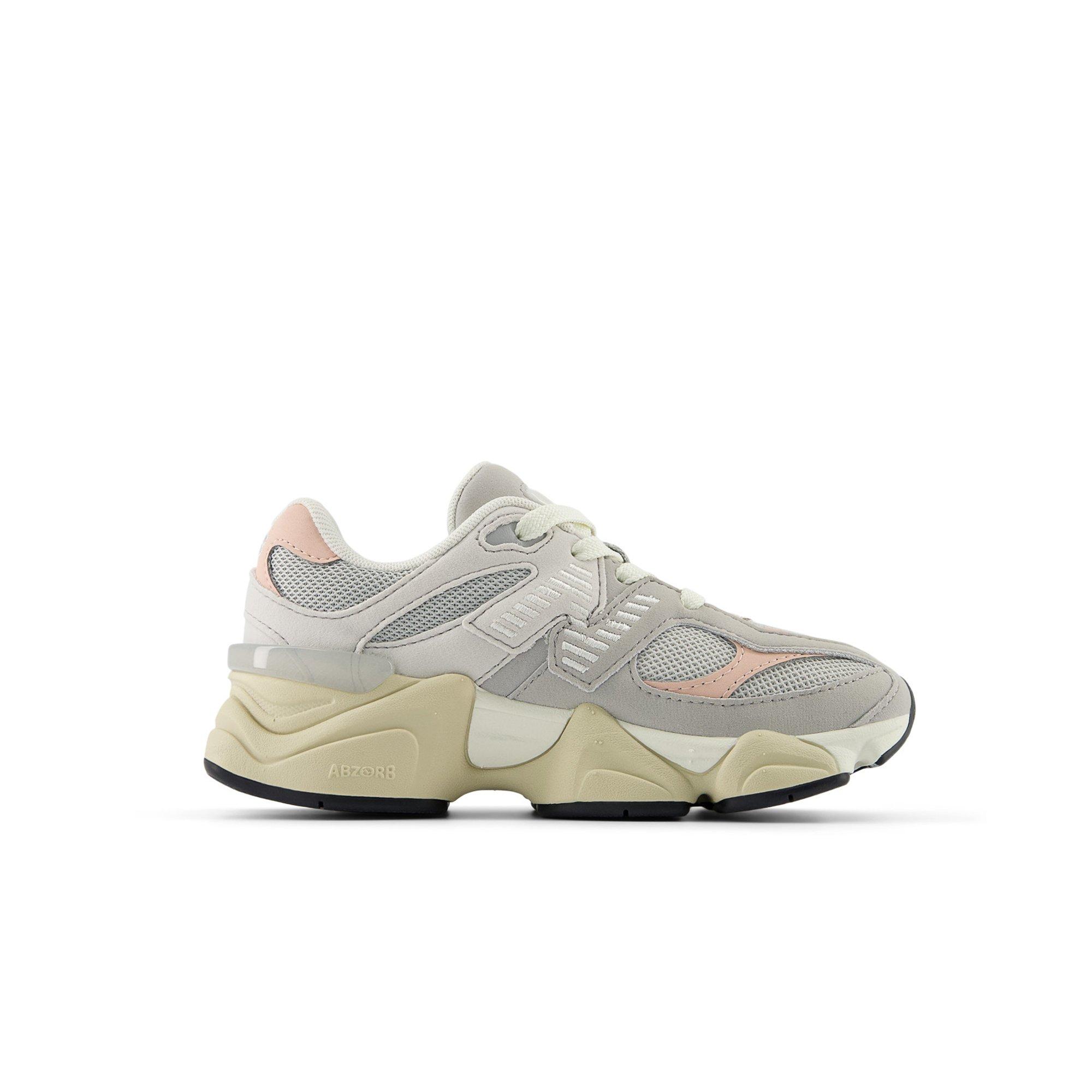 New Balance 9060 Preschool Girls' "Grey/Pink" Shoe