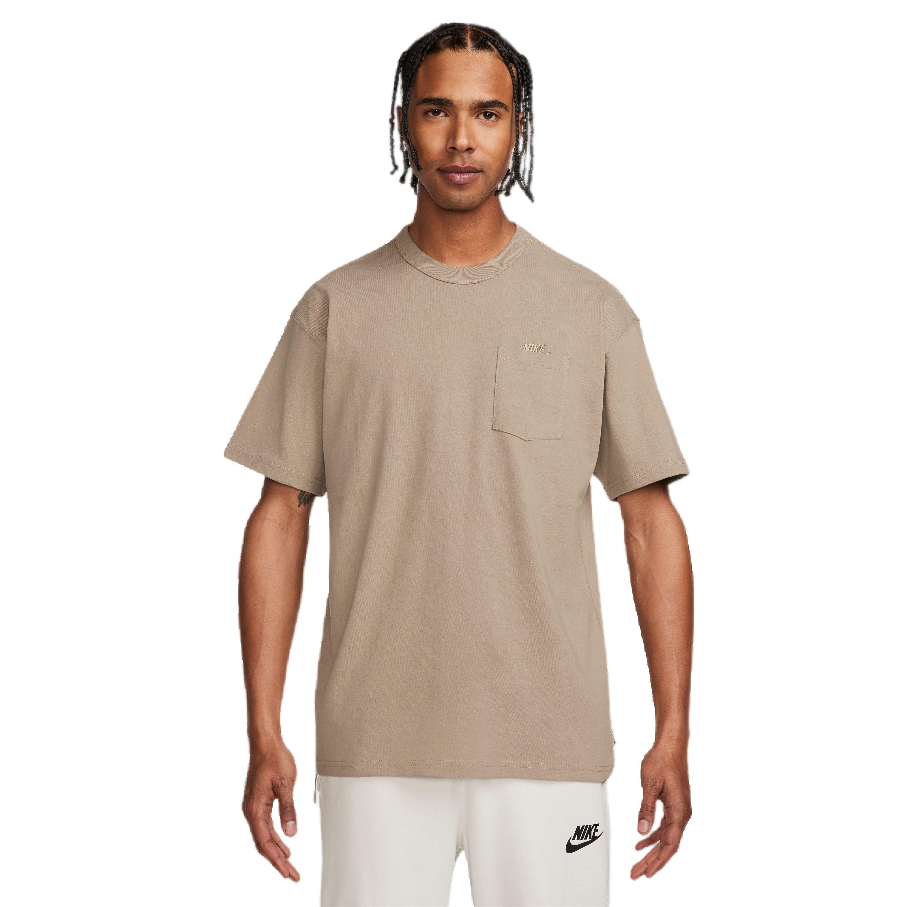 Nike Men's Sportswear Premium Essentials Pocket Tee - KHAKI Thumbnail View 1