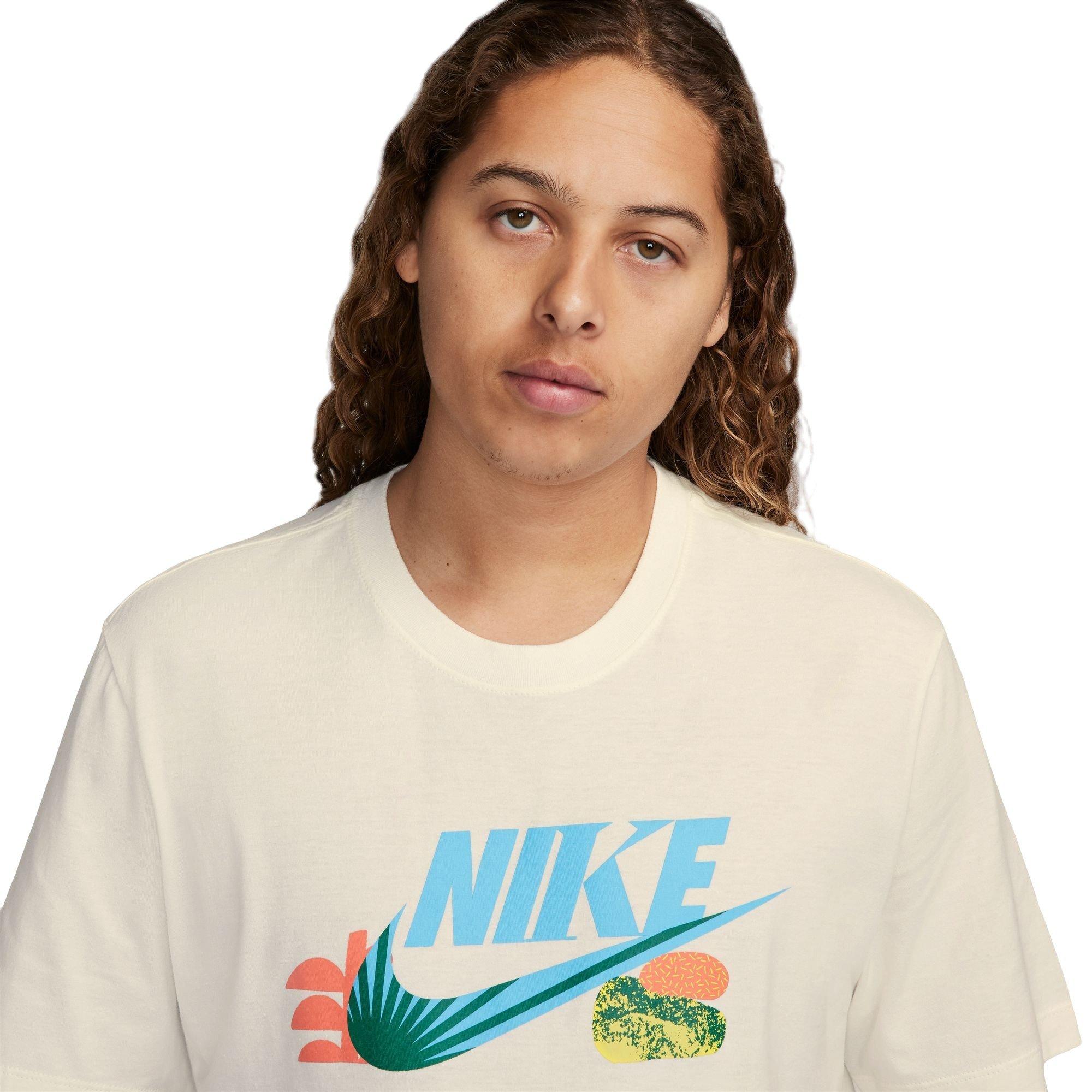 Nike Men's Sportswear LBR Open Tee - SAIL Thumbnail View 3