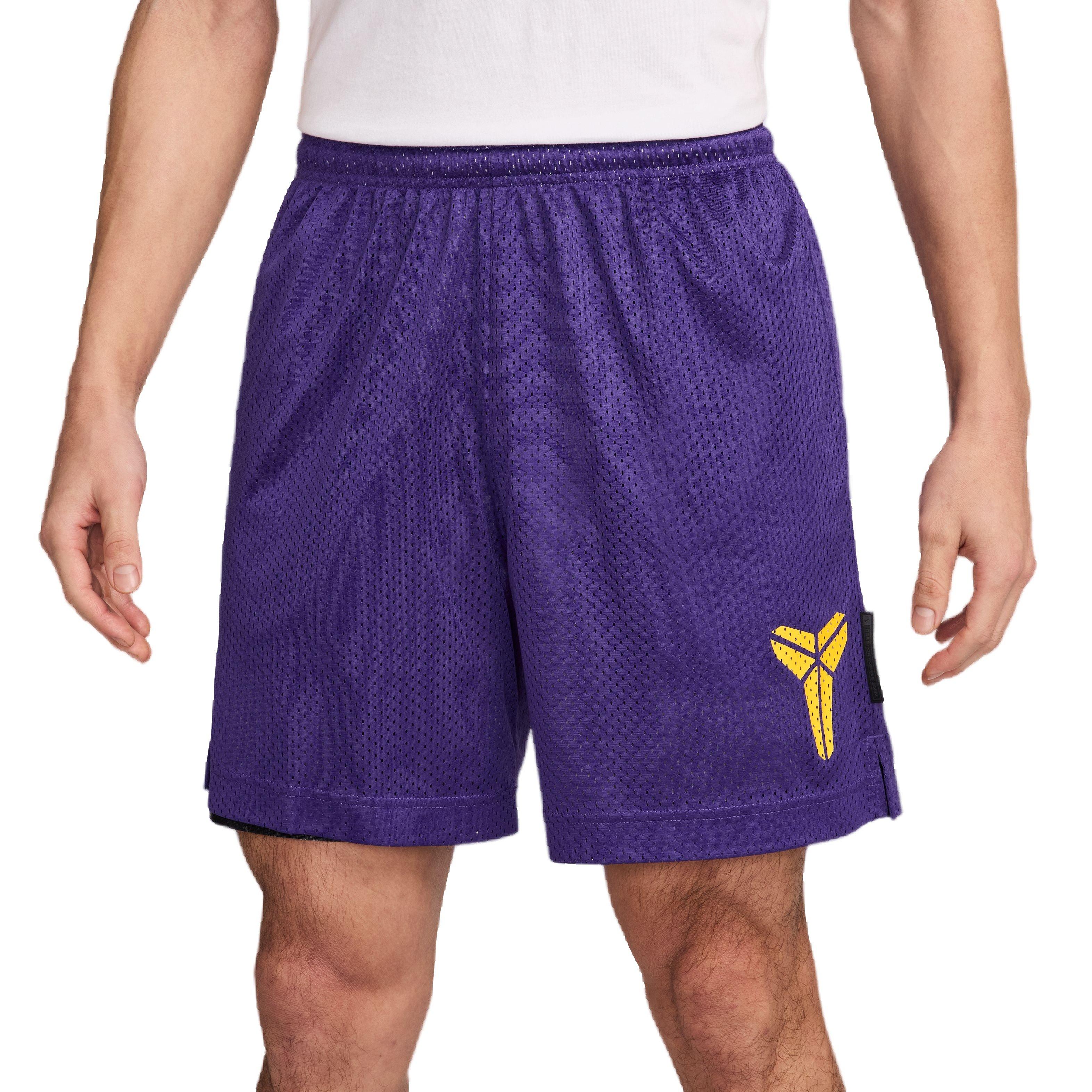 Nike Men's Kobe Dri-FIT Standard Issue Reversible 6" Basketball Shorts - BLACK Thumbnail View 4