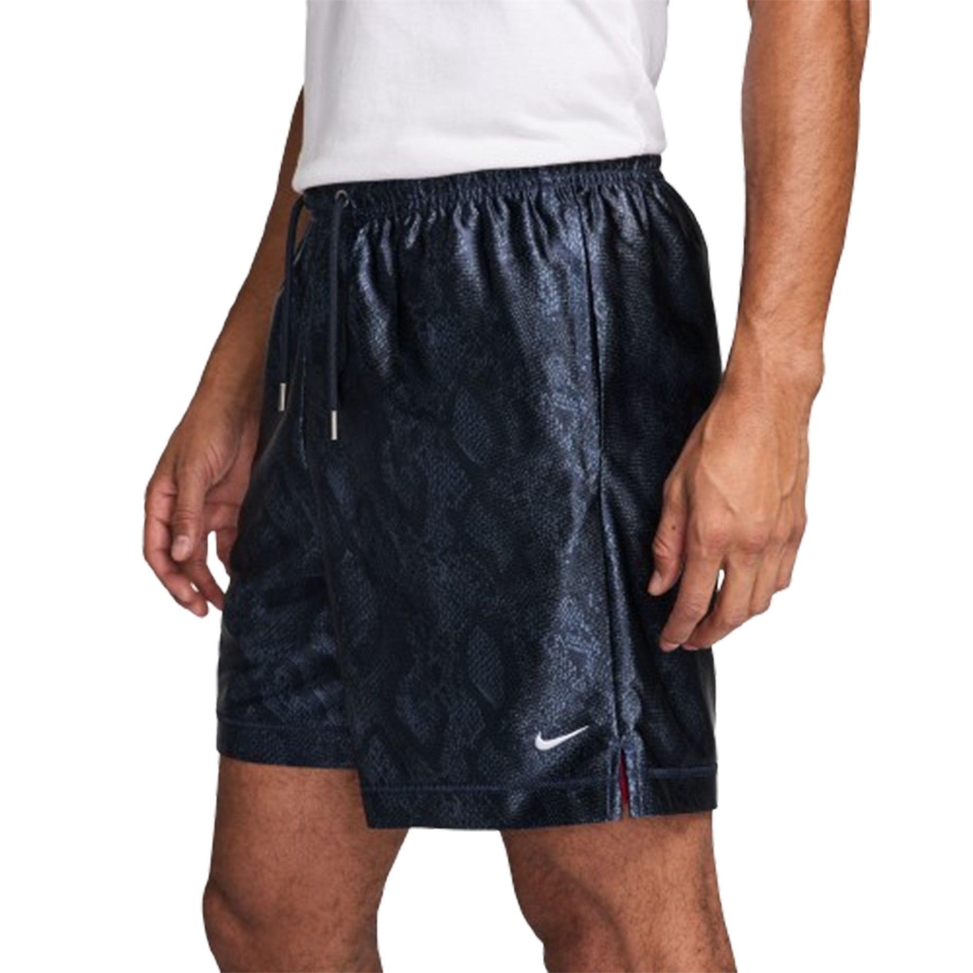 Nike Men's Kobe Dri-FIT Standard Issue Reversible Basketball Shorts-Navy/Red - NAVY/RED Thumbnail View 3
