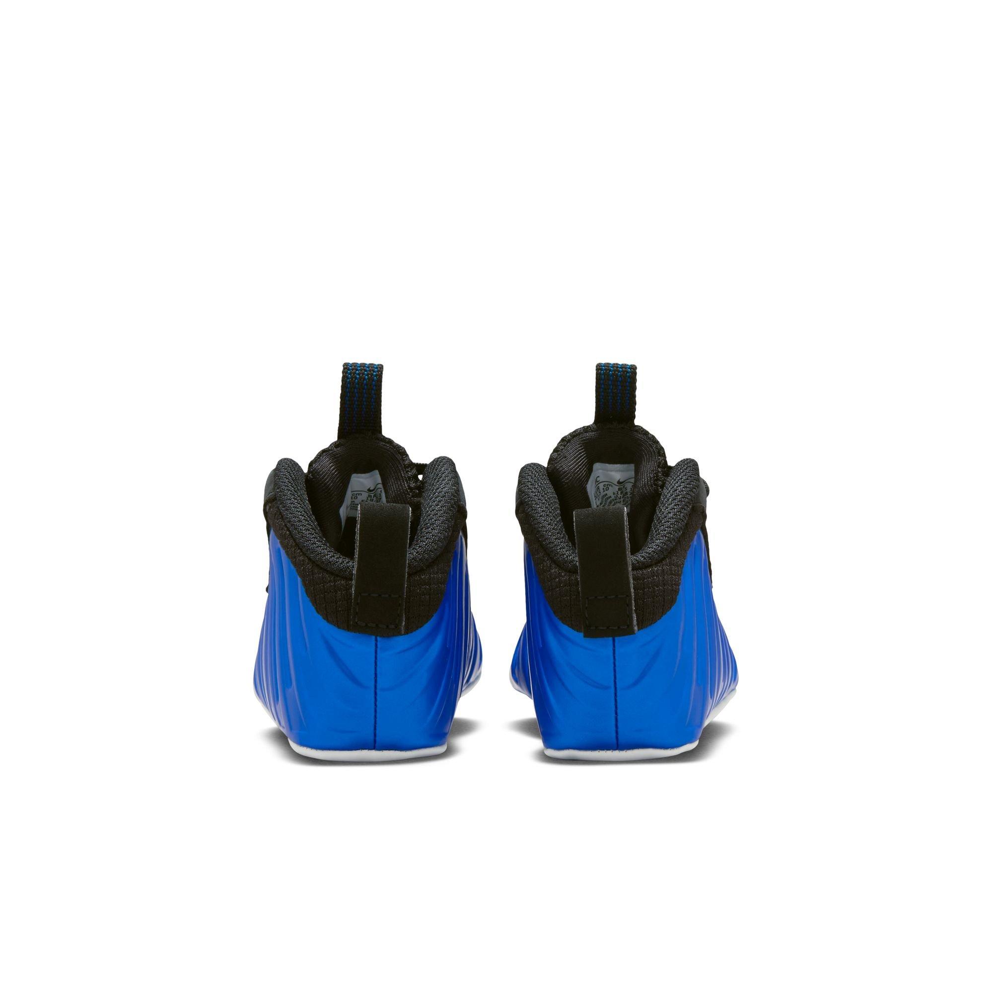 Nike Little Posite One "Neon Royal" Crib Bootie - NEON ROYAL/WHITE/BLACK Thumbnail View 7
