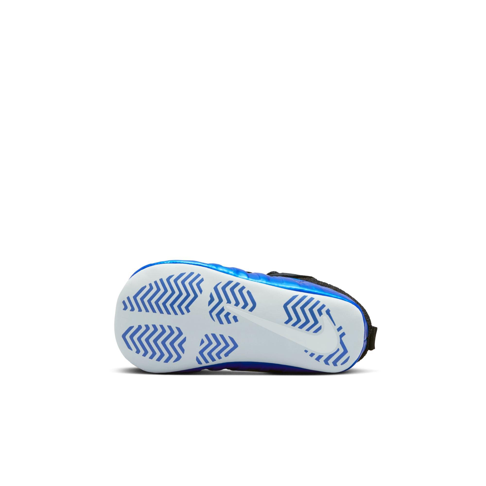 Nike Little Posite One "Neon Royal" Crib Bootie - NEON ROYAL/WHITE/BLACK Thumbnail View 9