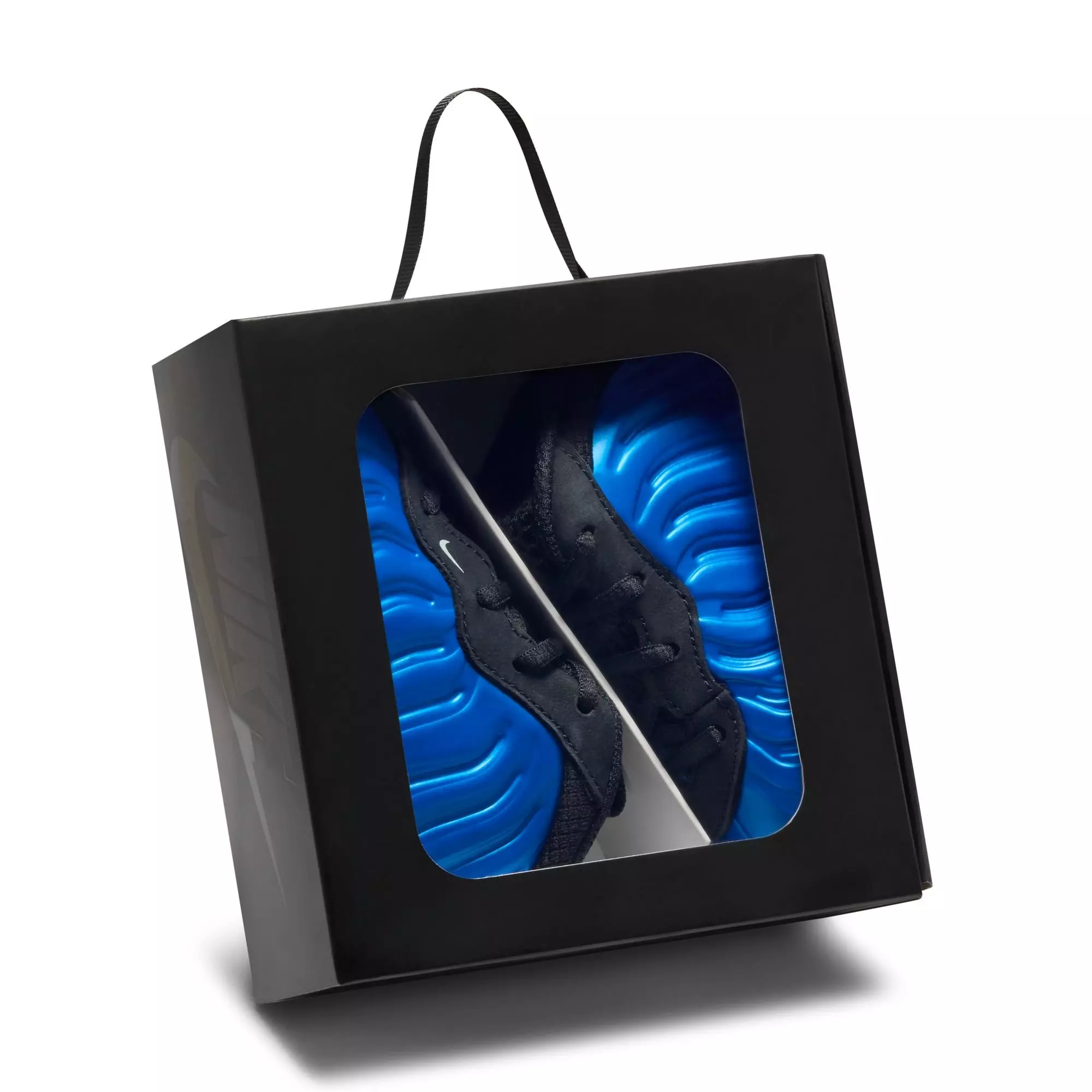 Nike Little Posite One "Neon Royal" Crib Bootie - NEON ROYAL/WHITE/BLACK