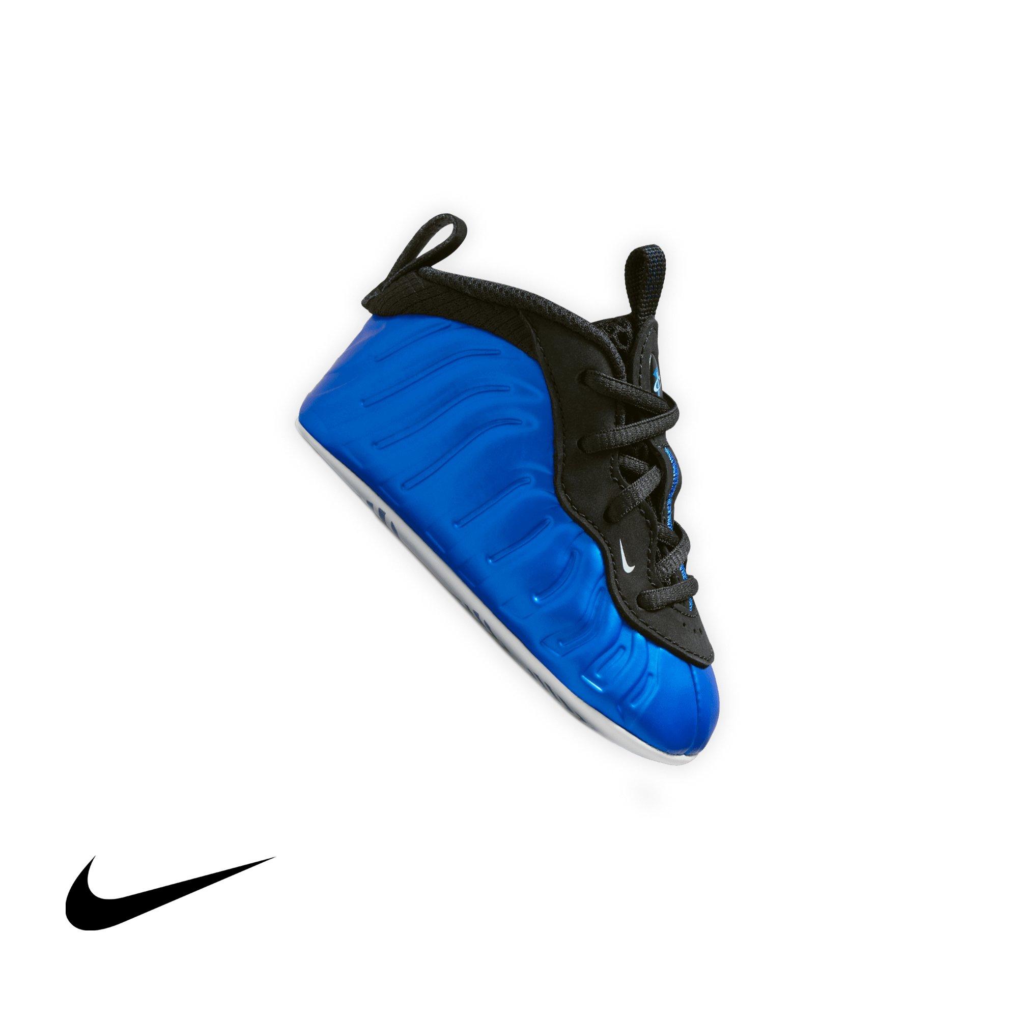 Nike Little Posite One "Neon Royal" Crib Bootie - NEON ROYAL/WHITE/BLACK