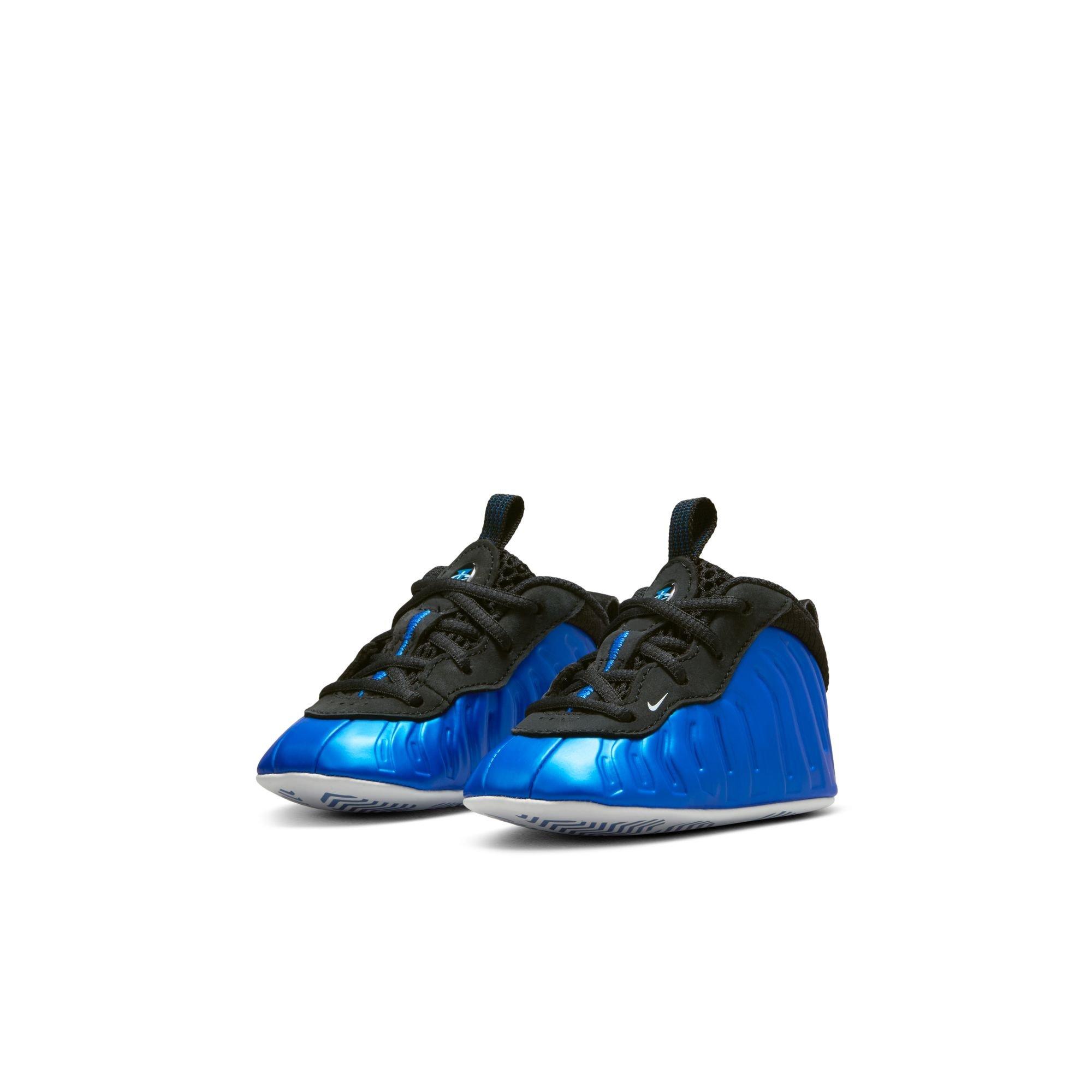 Nike Little Posite One "Neon Royal" Crib Bootie - NEON ROYAL/WHITE/BLACK Thumbnail View 4