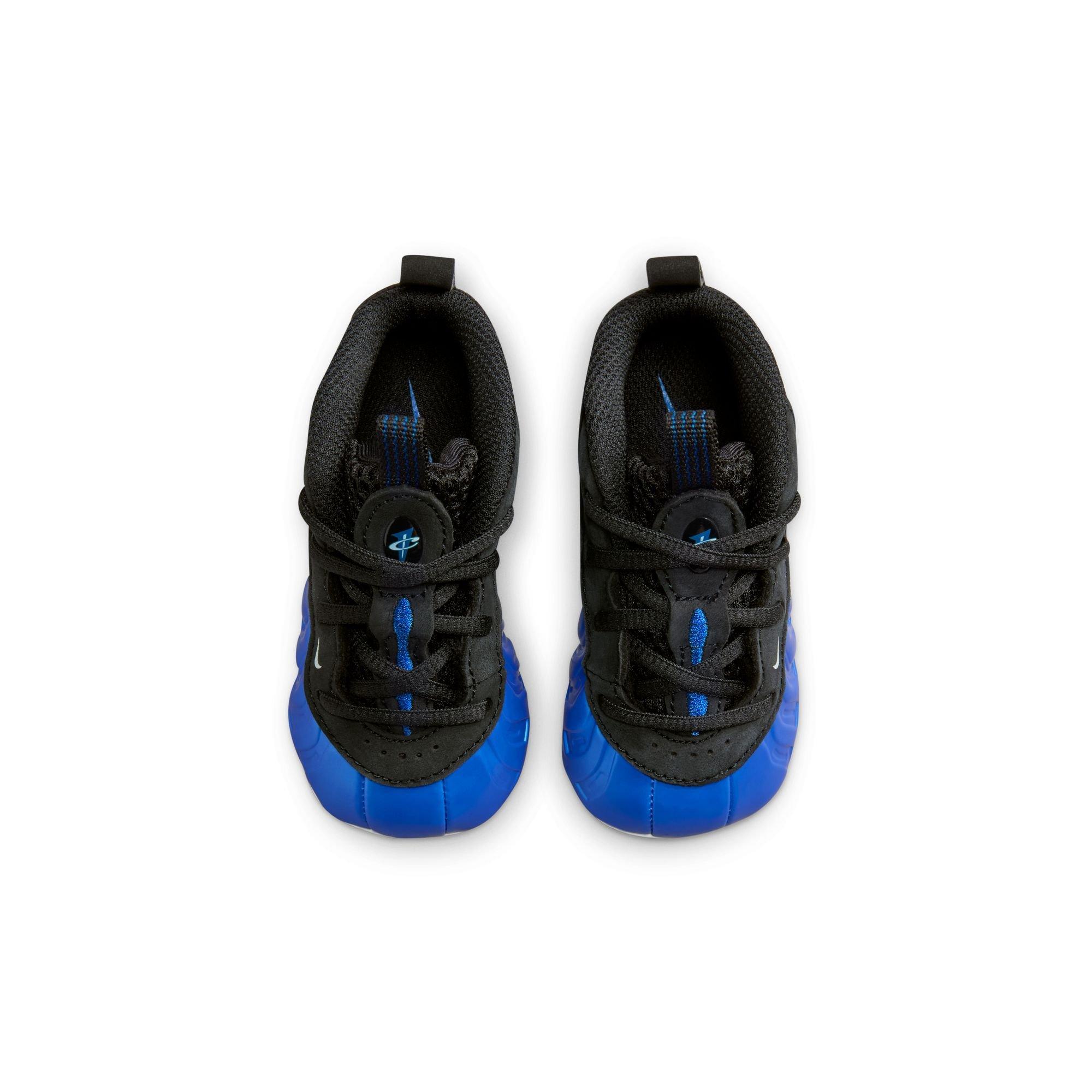 Nike Little Posite One "Neon Royal" Crib Bootie - NEON ROYAL/WHITE/BLACK Thumbnail View 8