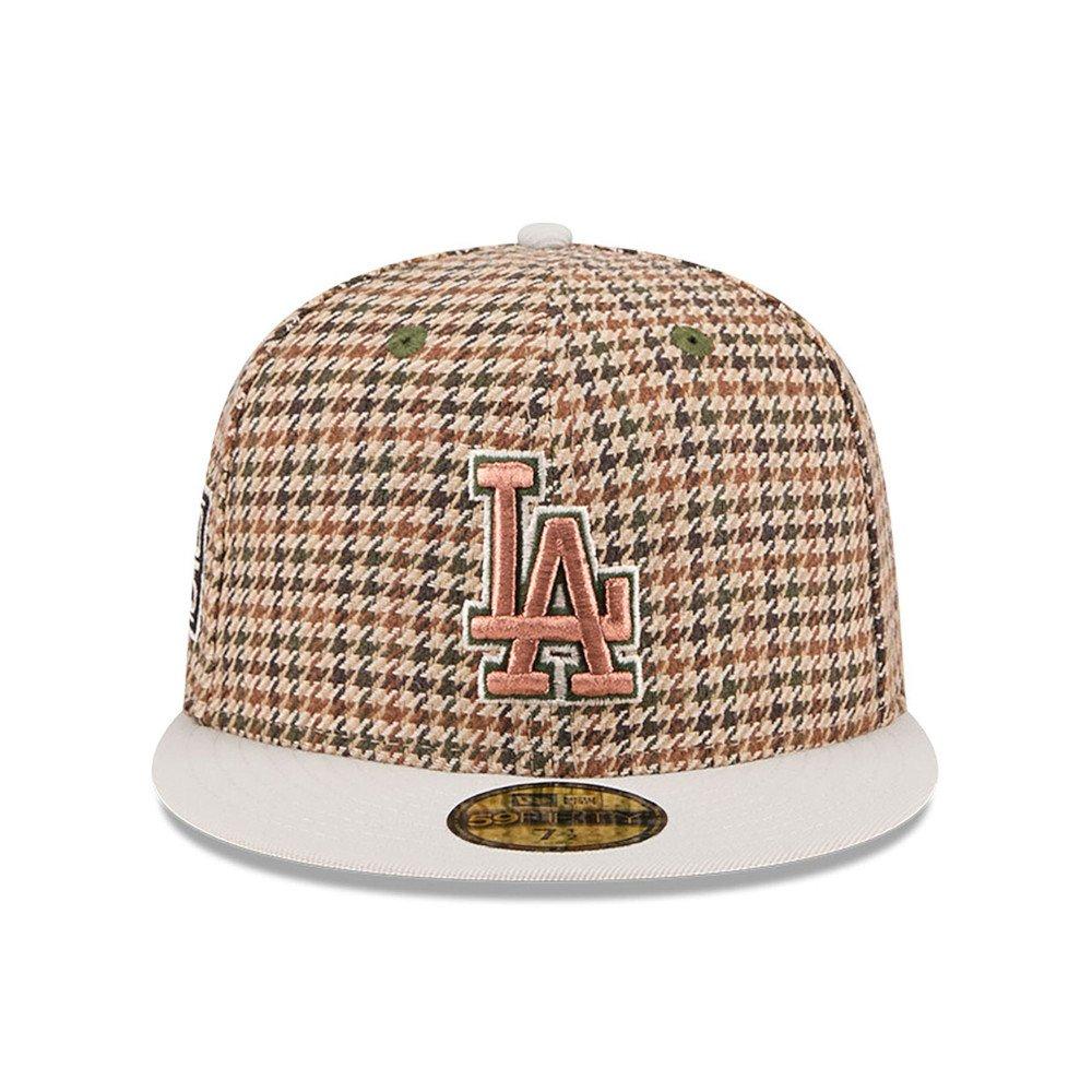 New Era MLB Los Angeles Dodgers Houndstooth Fitted 59FIFTY Hat