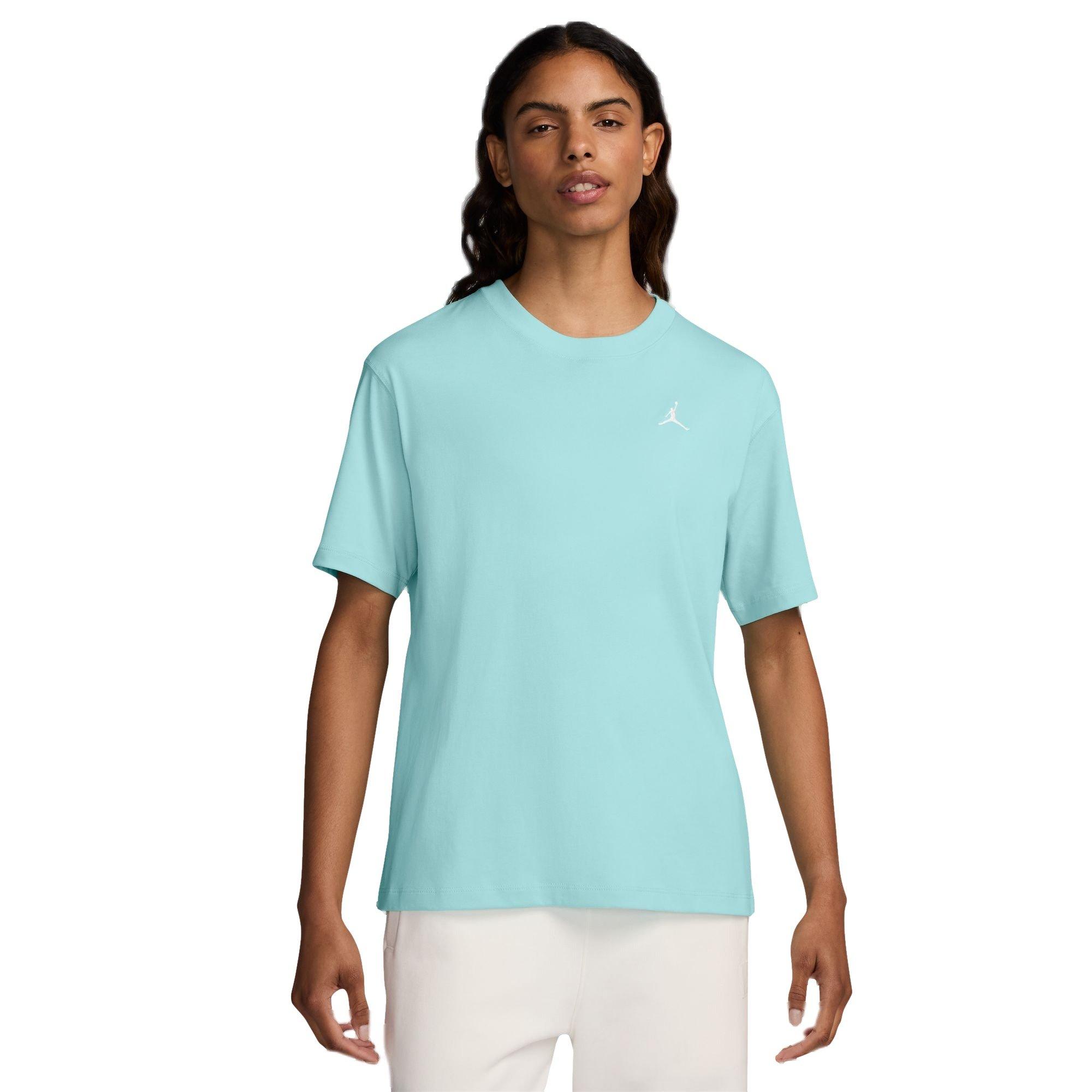Jordan Women's Essentials GF Tee - Light Dew - BLUE Thumbnail View 1