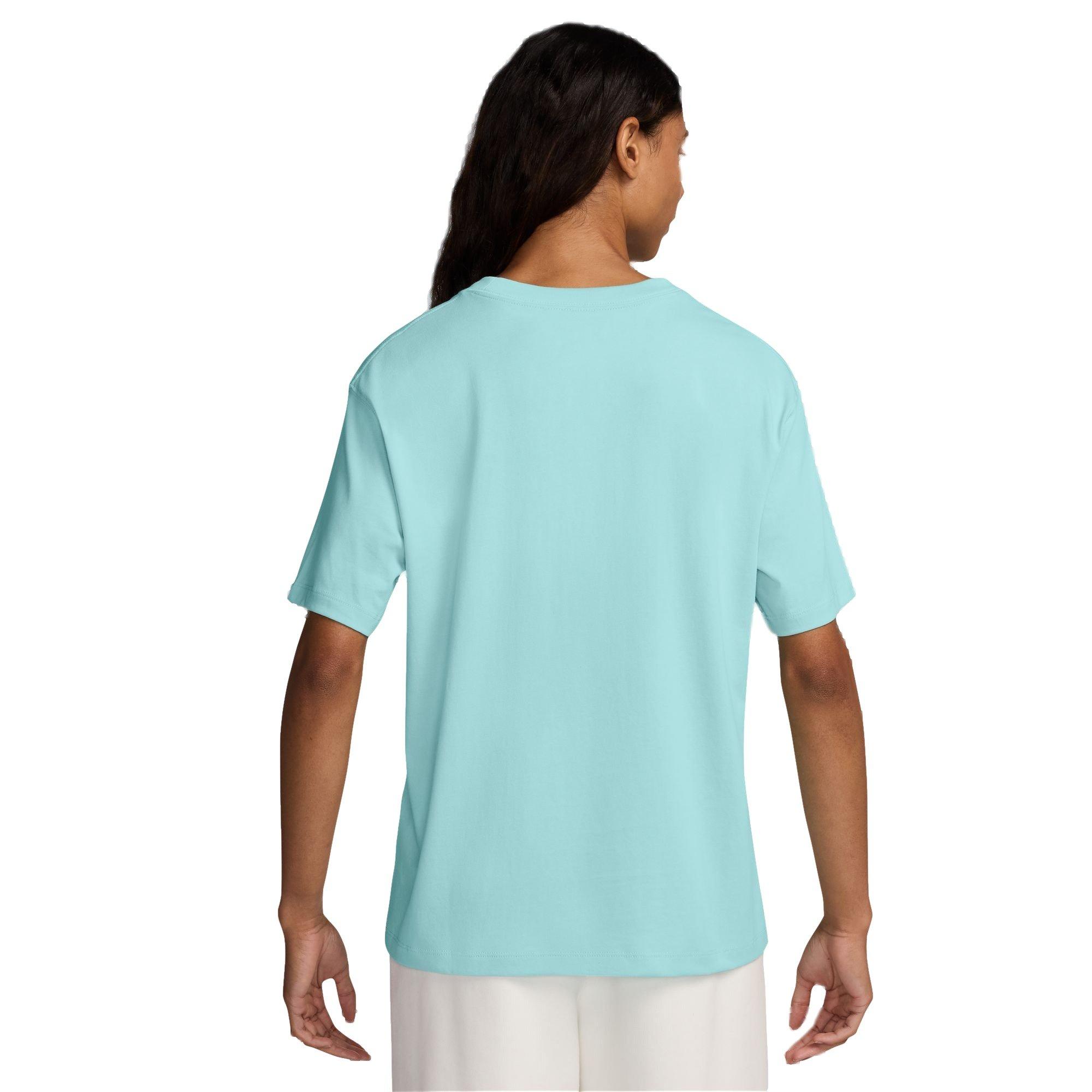 Jordan Women's Essentials GF Tee - Light Dew - BLUE Thumbnail View 2
