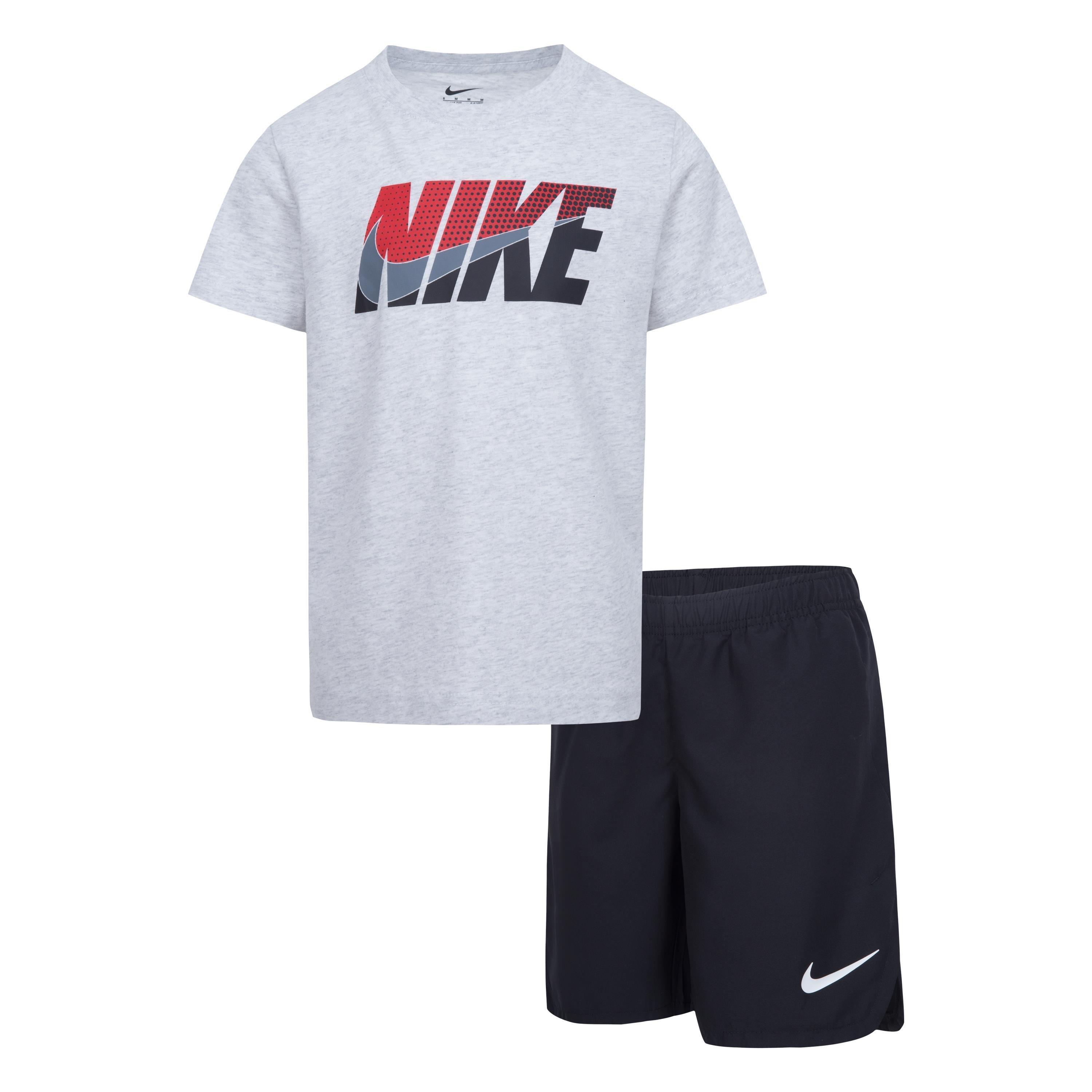 Nike Little Boys' Woven Short Set - Tee & Shorts | Hibbett