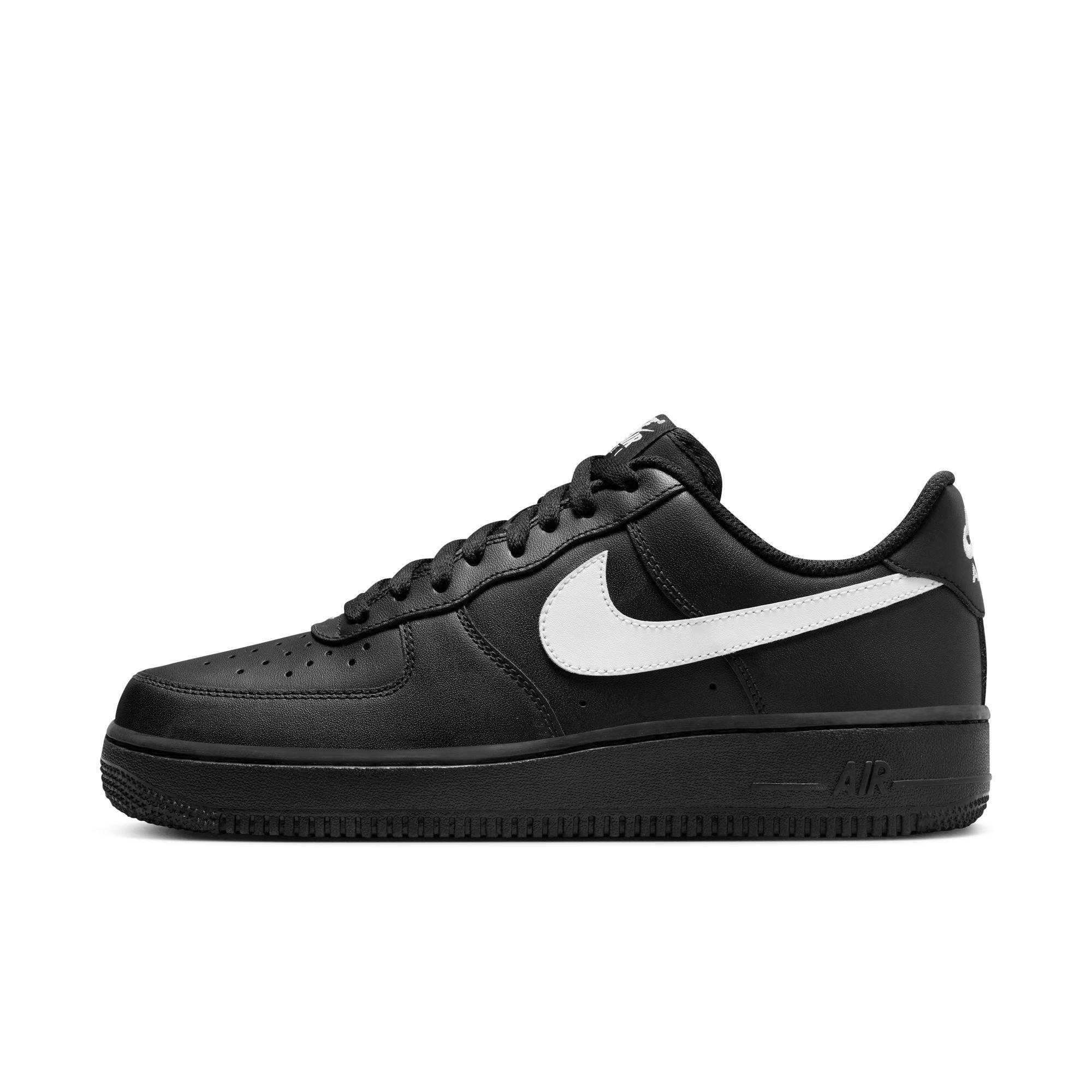 Nike Air Force 1 '07 "Black/White" Men's Shoe - BLACK/WHITE Thumbnail View 3
